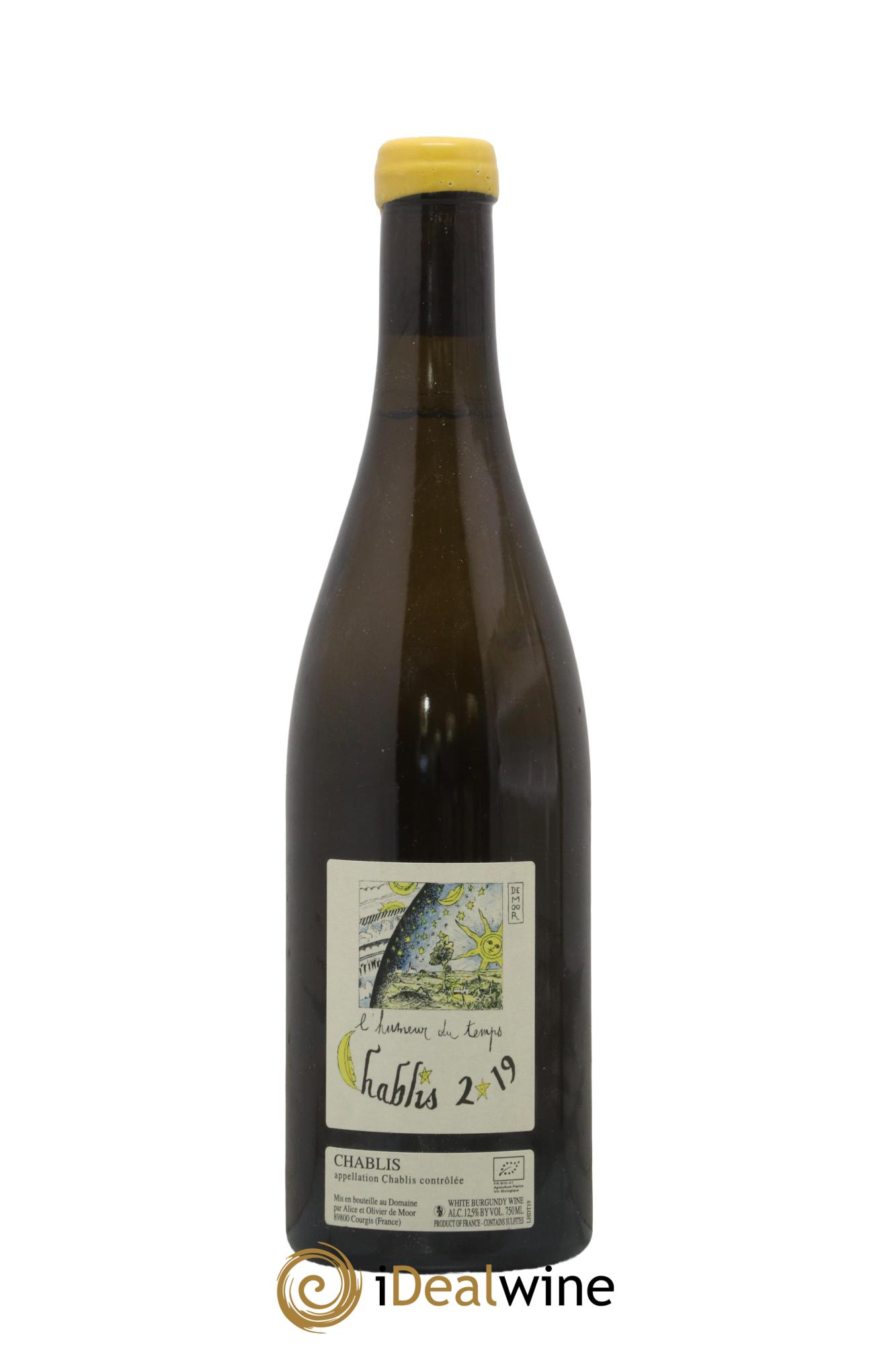 Chablis L'Humeur du Temps Alice et Olivier De Moor 2019 - Lot of 1 bottle - 0