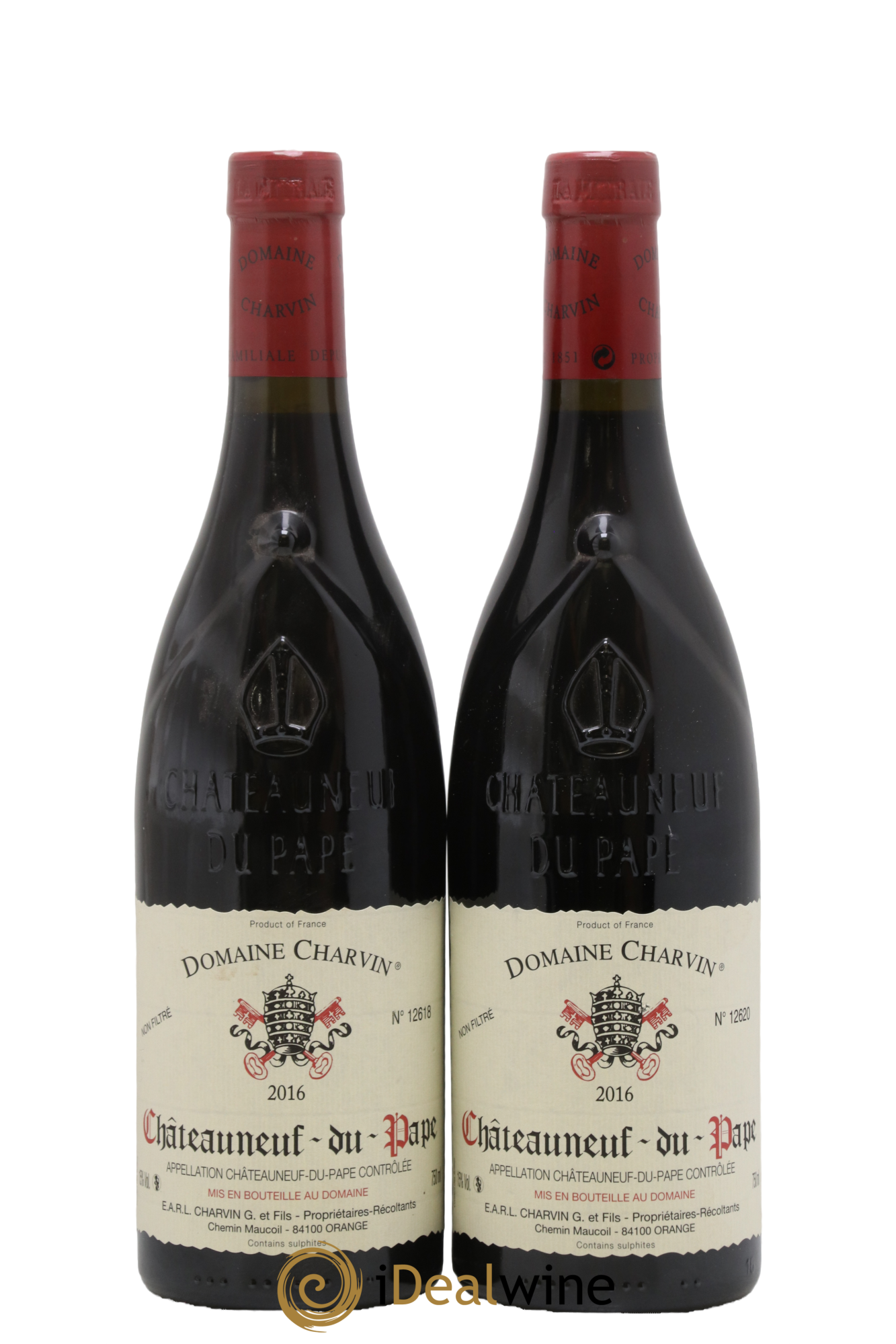 Châteauneuf-du-Pape Charvin (Domaine) 2016 - Posten von 2 Flaschen - 0