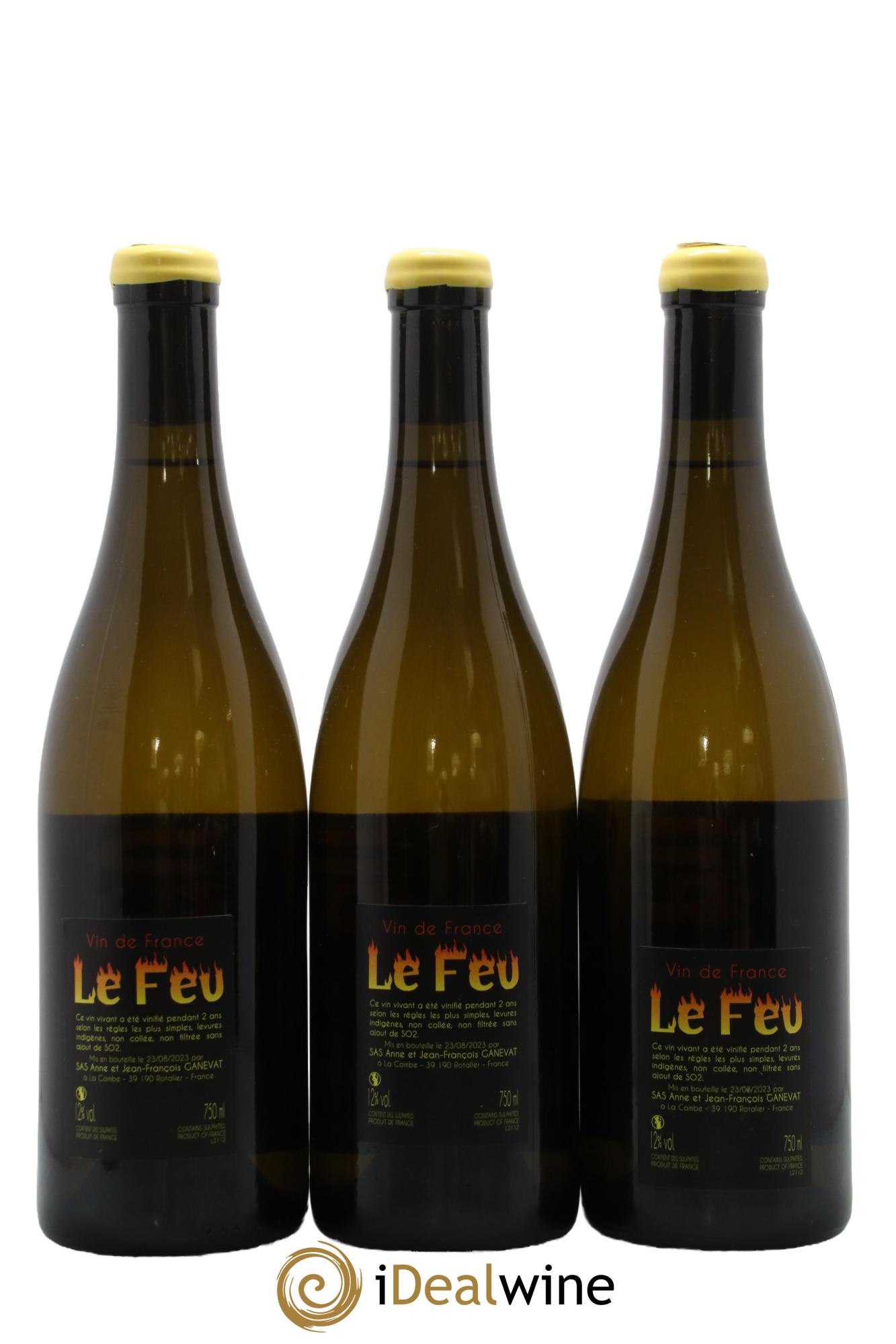 Vin de France Le Feu Anne et Jean François Ganevat 2021 - Lot de 3 bouteilles - 1