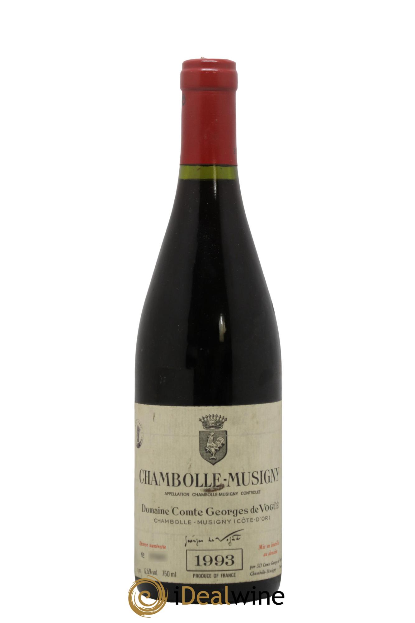 Chambolle-Musigny Comte Georges de Vogüé 1993 - Lot de 1 bouteille - 0
