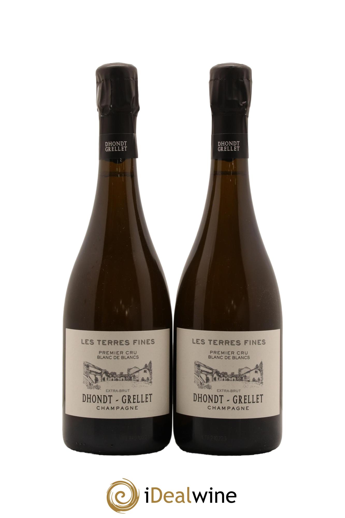 Les Terres Fines Blanc de Blancs Extra-Brut Dhondt Grellet - Lot de 2 bouteilles - 0