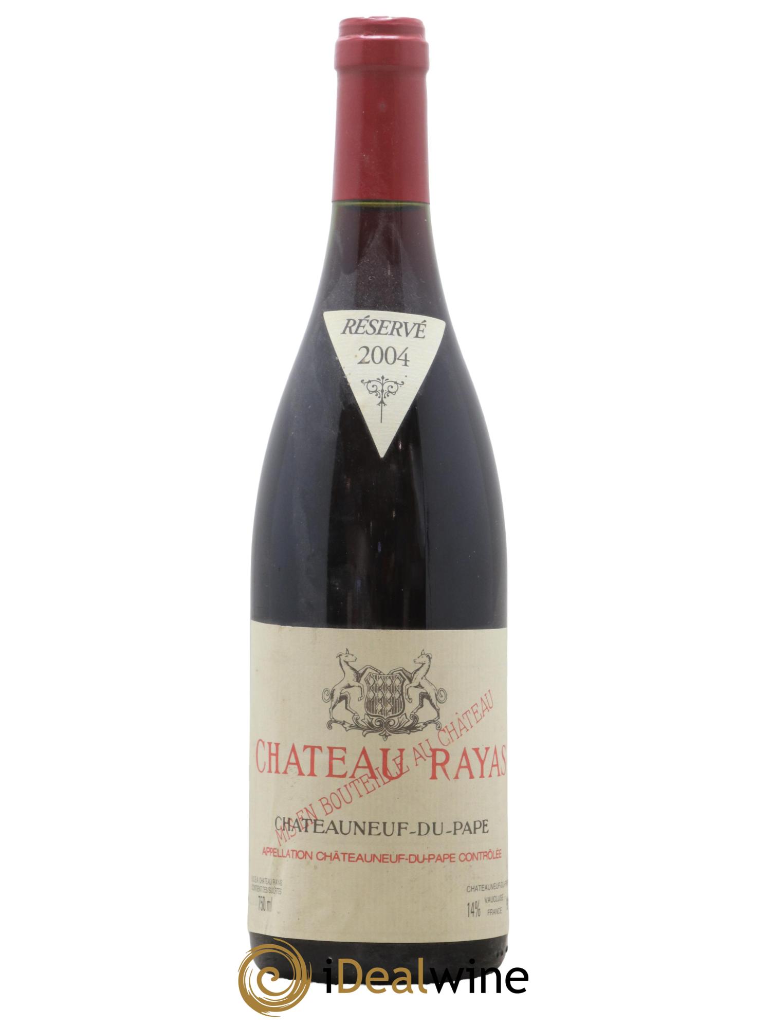 Châteauneuf-du-Pape Château Rayas Emmanuel Reynaud 2004 - Lot de 1 bouteille - 0