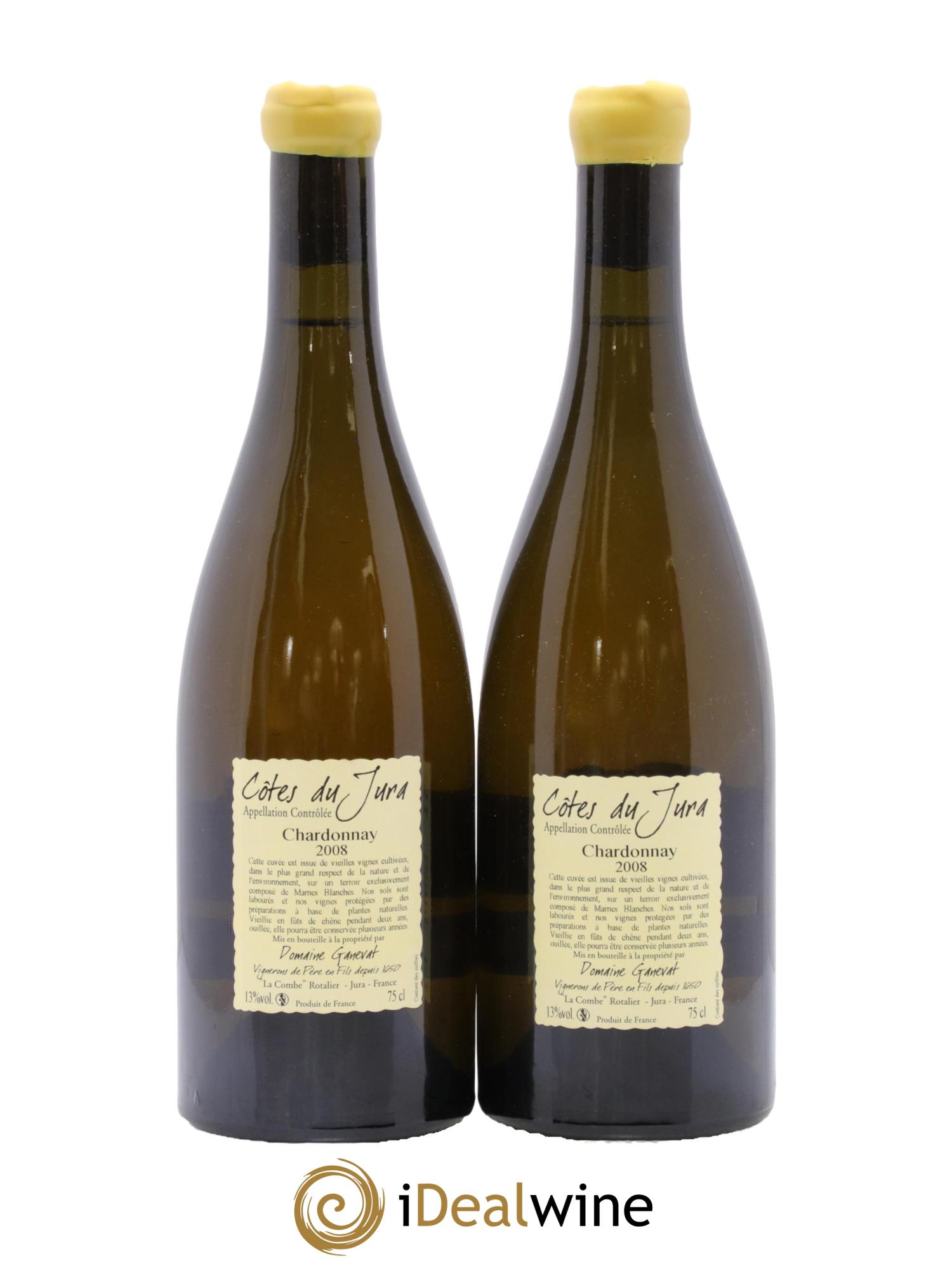 Côtes du Jura Les Grands Teppes Vieilles Vignes Jean-François Ganevat (Domaine) 2008 - Lotto di 2 bottiglie - 1