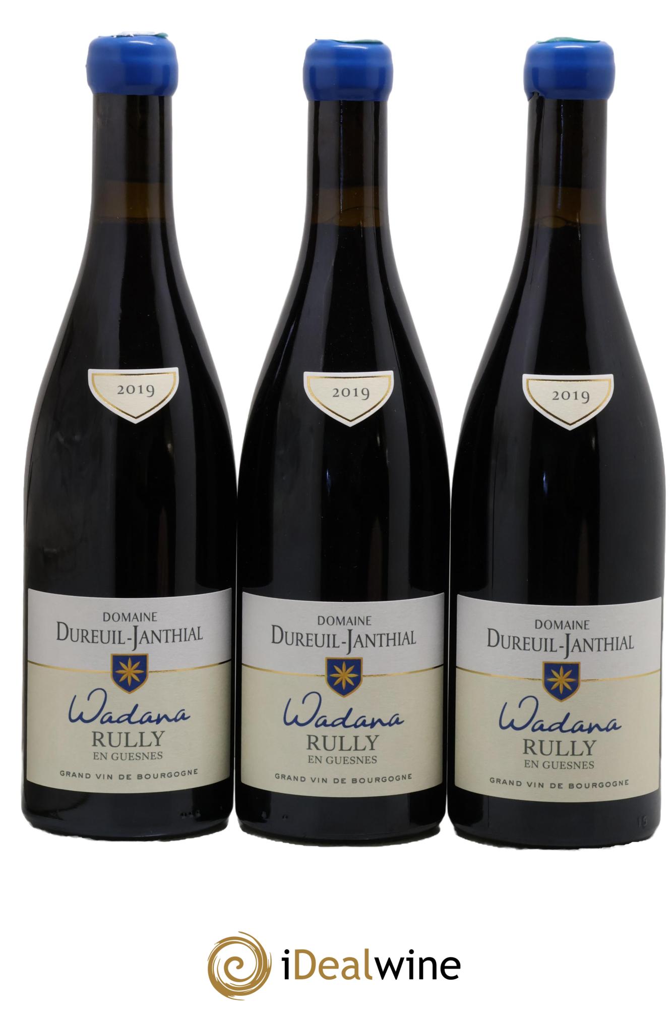 Rully En Guesnes Wadana Vincent Dureuil-Janthial 2019 - Posten von 3 Flaschen - 0