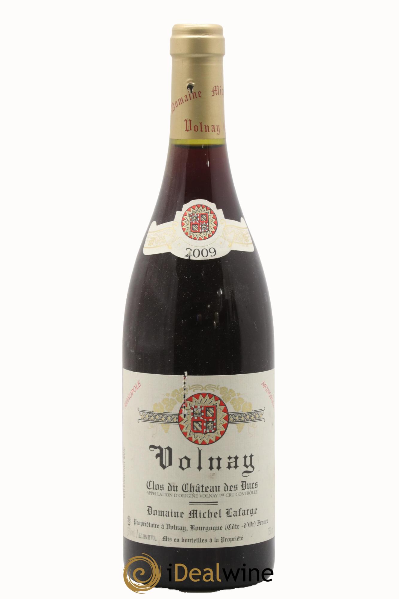 Volnay 1er Cru Clos du Château des Ducs Lafarge (Domaine) 2009 - Lot de 1 bouteille - 0