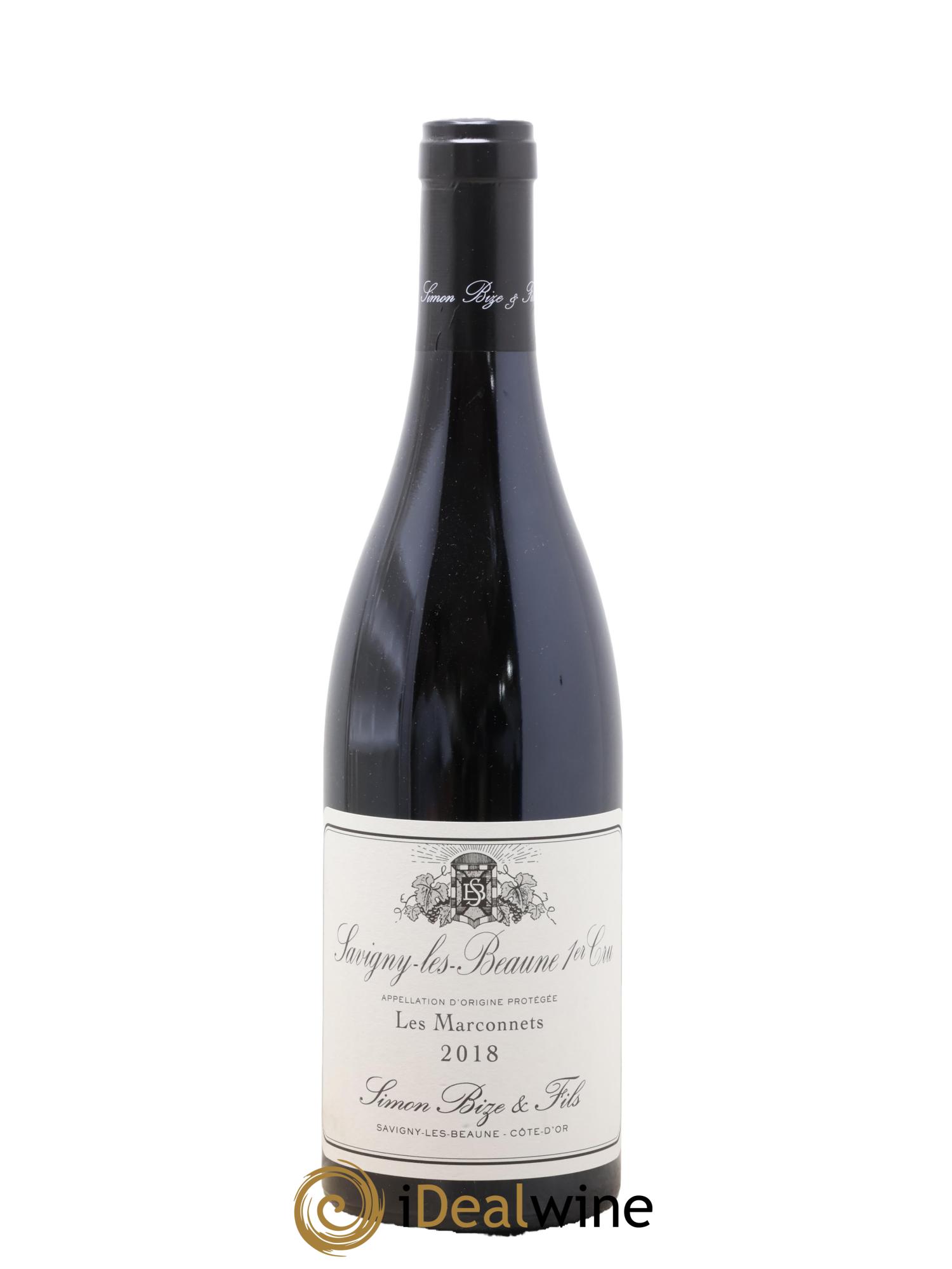 Savigny-lès-Beaune 1er Cru Les Marconnets Simon Bize & Fils 2018 - Lot de 1 bouteille - 0