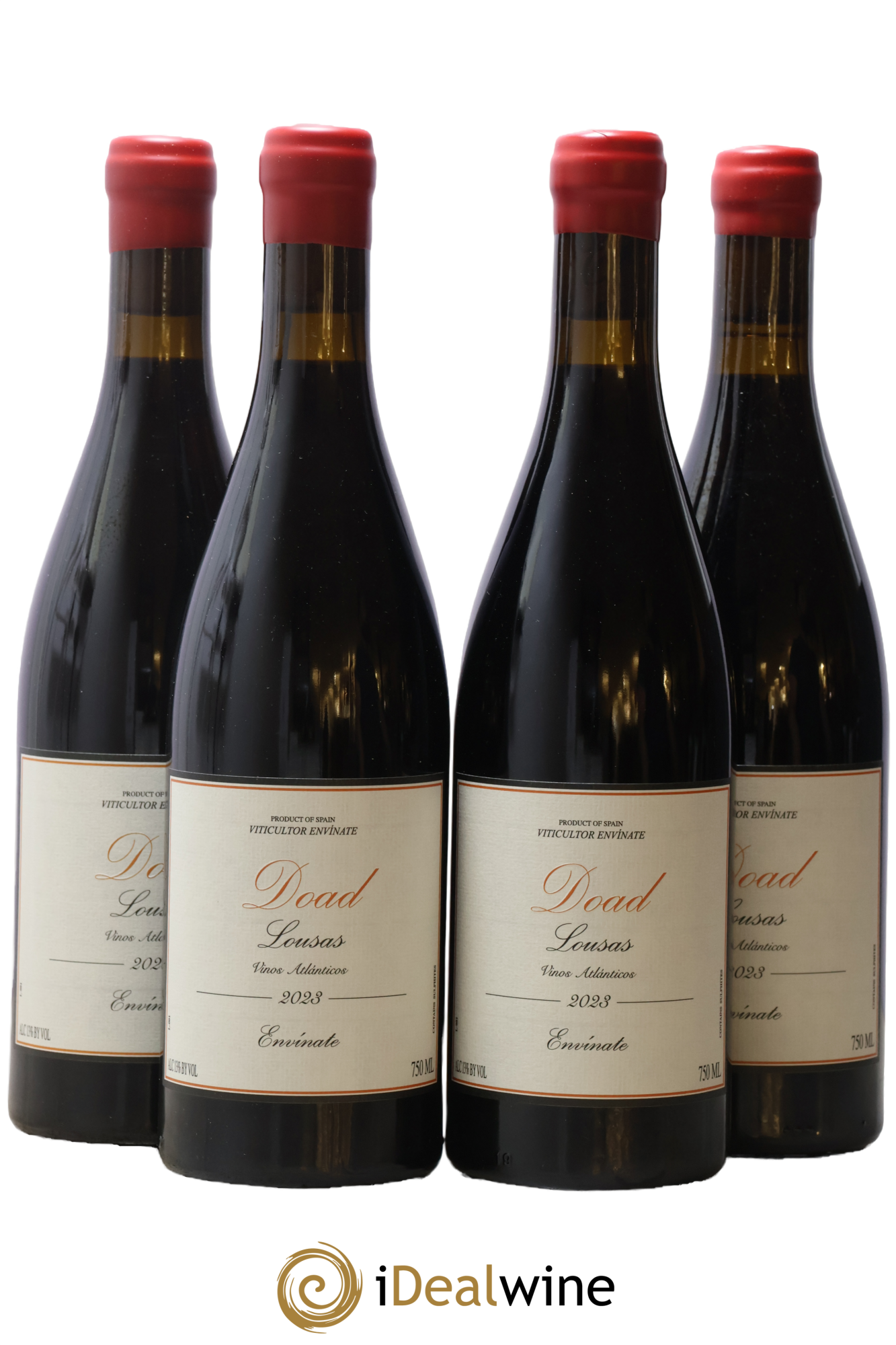 Vinos Atlánticos Lousas Parcela Doad Envinate 2023 - Lot de 4 bouteilles - 0