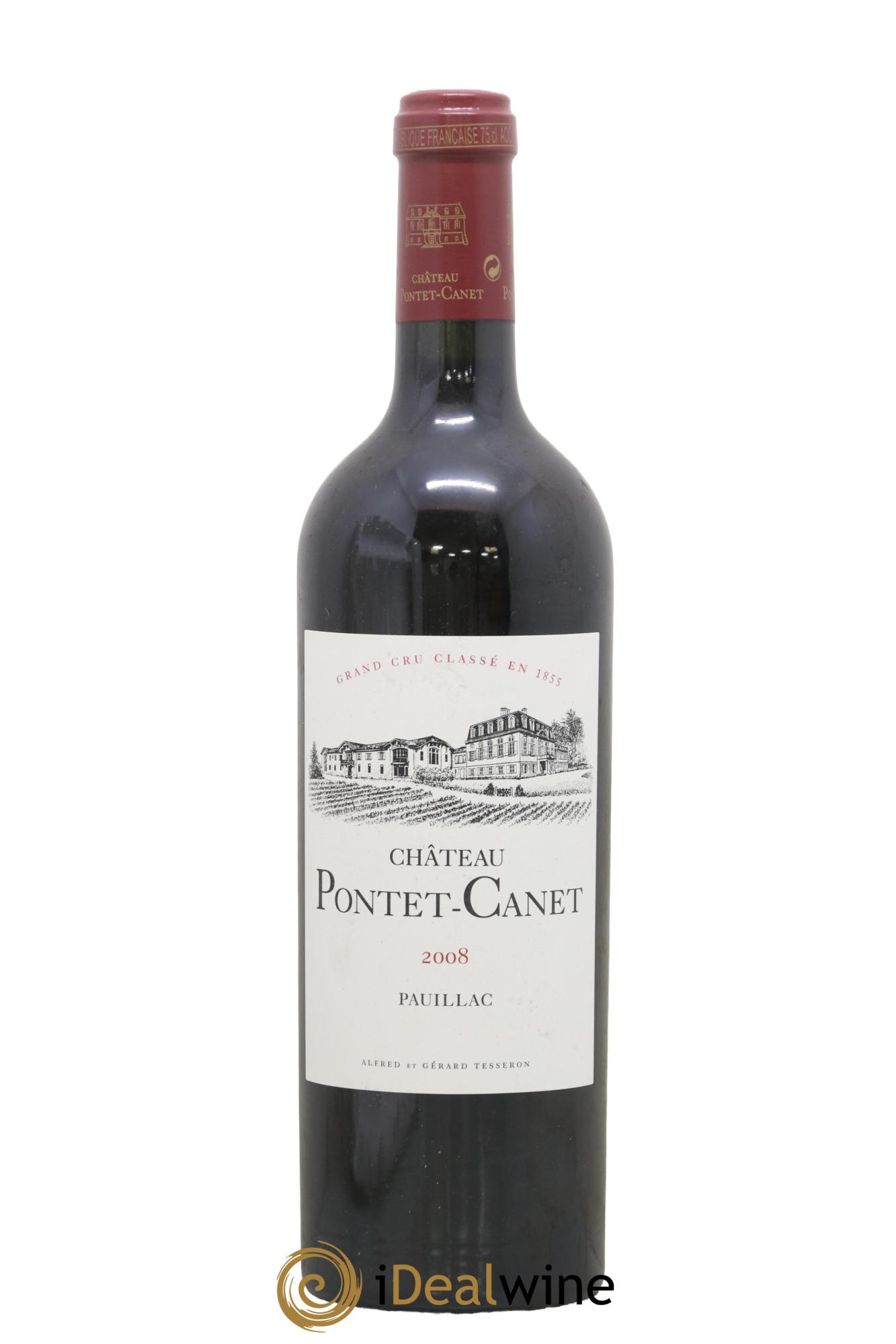 Château Pontet Canet 5ème Grand Cru Classé 2008 - Lot of 1 bottle - 0