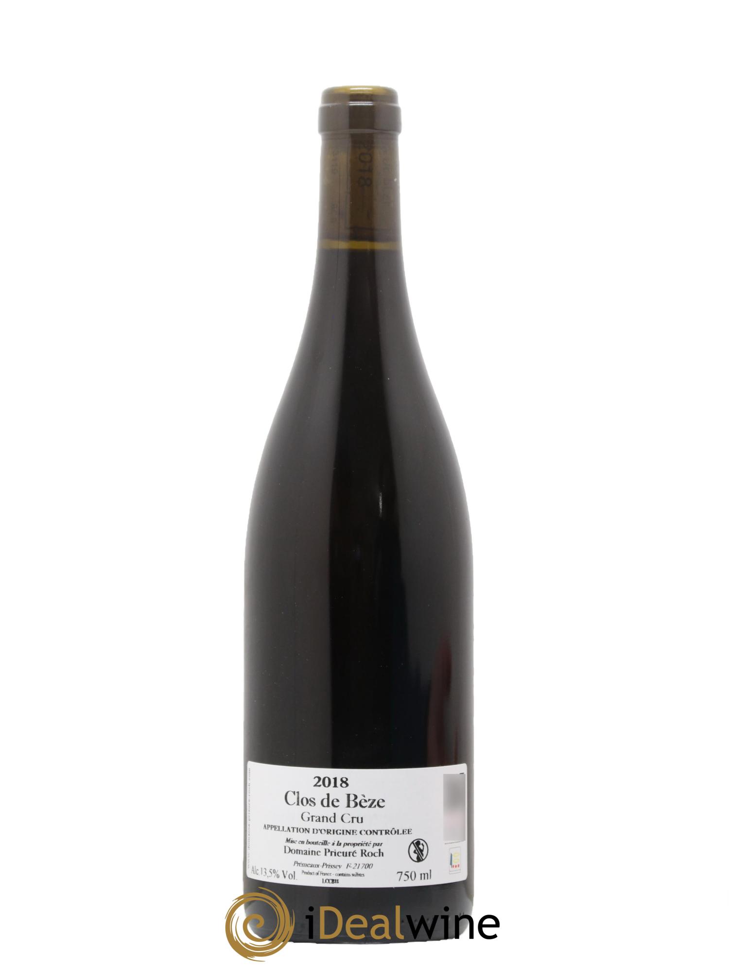 Chambertin Clos de Bèze Grand Cru Prieuré Roch 2018 - Lot de 1 bouteille - 1