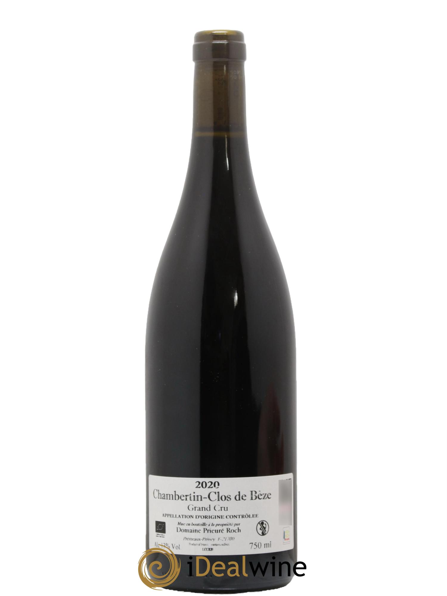Chambertin Clos de Bèze Grand Cru Prieuré Roch 2020 - Lot de 1 bouteille - 1