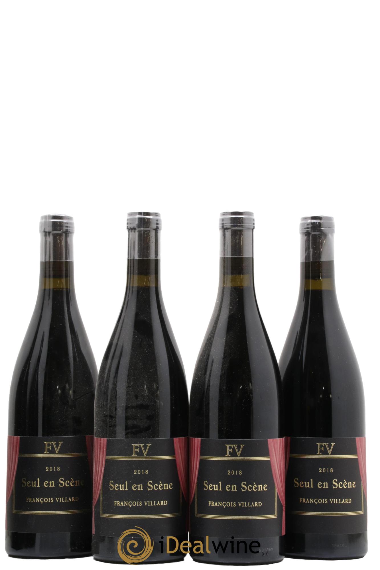 Collines Rhodaniennes Seul en scène François Villard 2018 - Lot de 4 bouteilles - 0