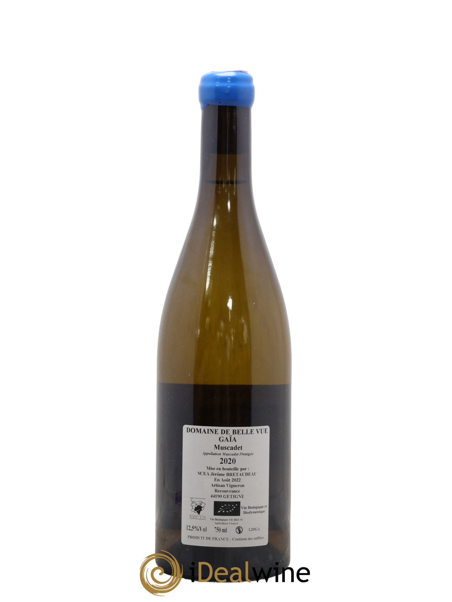 Muscadet-Sèvre-et-Maine Gaia Jérôme Bretaudeau - Domaine de Bellevue 2020 - Lot de 1 bouteille - 1