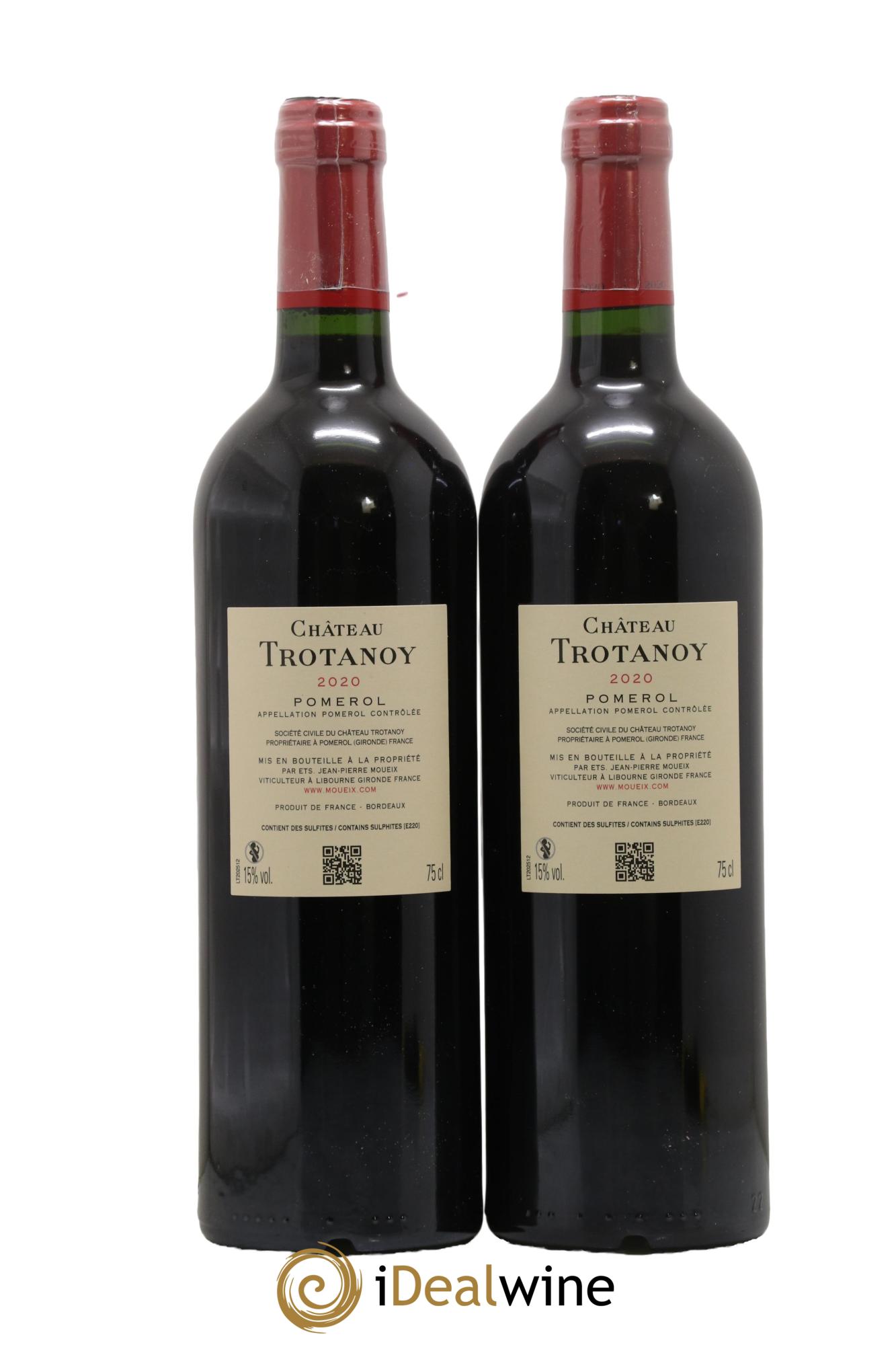 Château Trotanoy 2020 - Lot de 2 bouteilles - 1