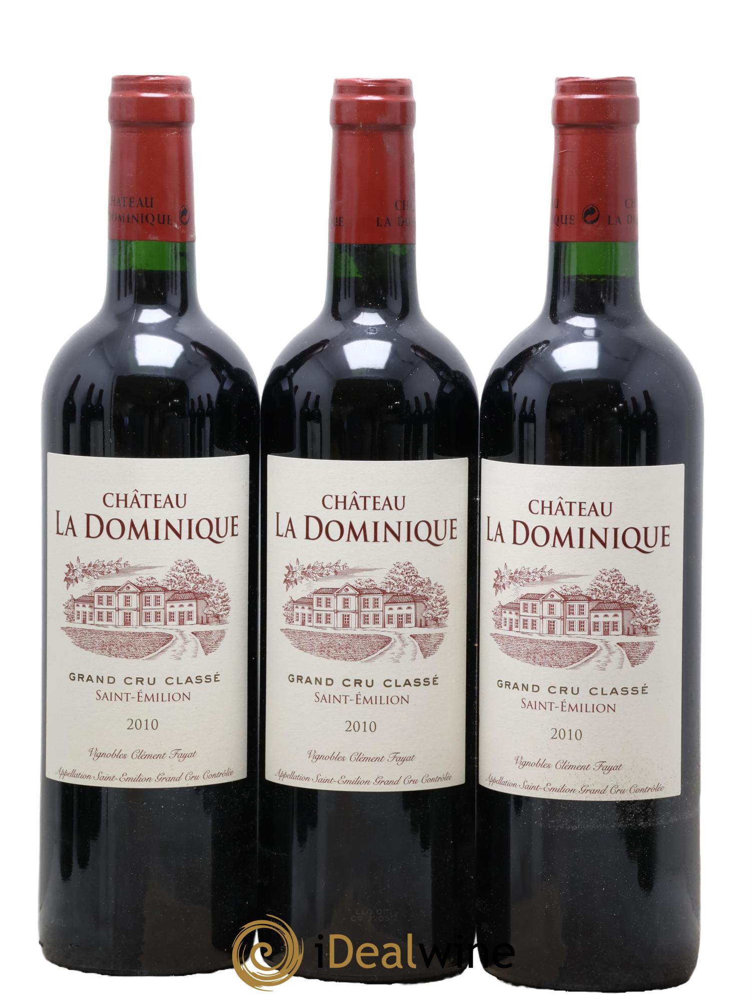 Château la Dominique Grand Cru Classé  2010 - Lotto di 12 bottiglie - 2