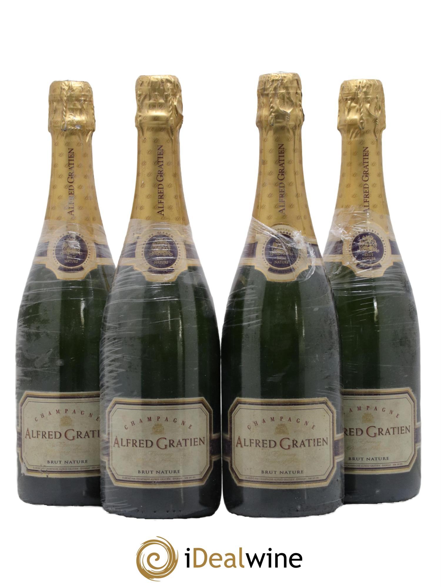 Champagne Brut Nature Maison Alfred Gratien - Lot de 4 bouteilles - 0