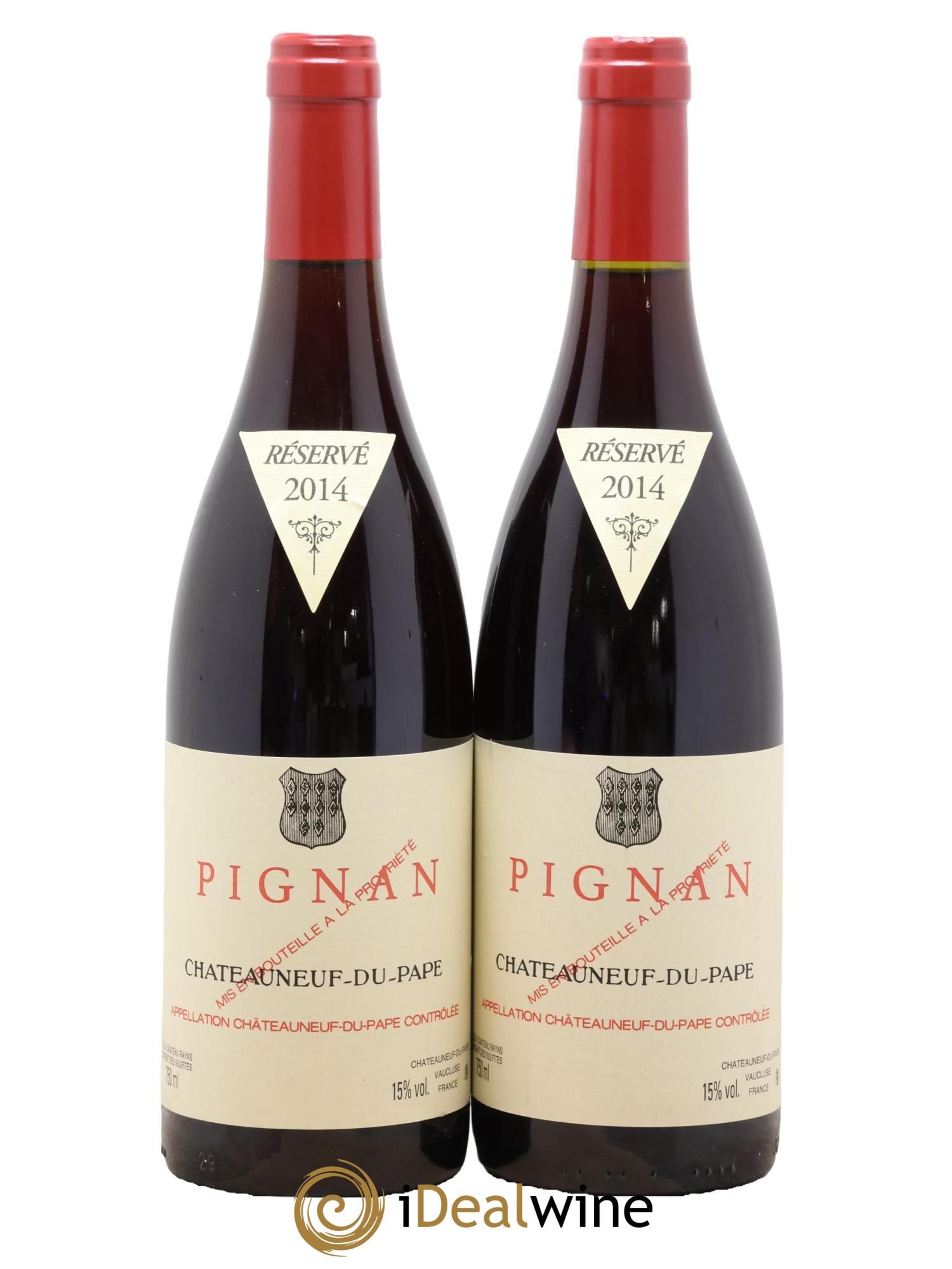 Châteauneuf-du-Pape Pignan Emmanuel Reynaud 2014 - Lot de 2 bouteilles - 0