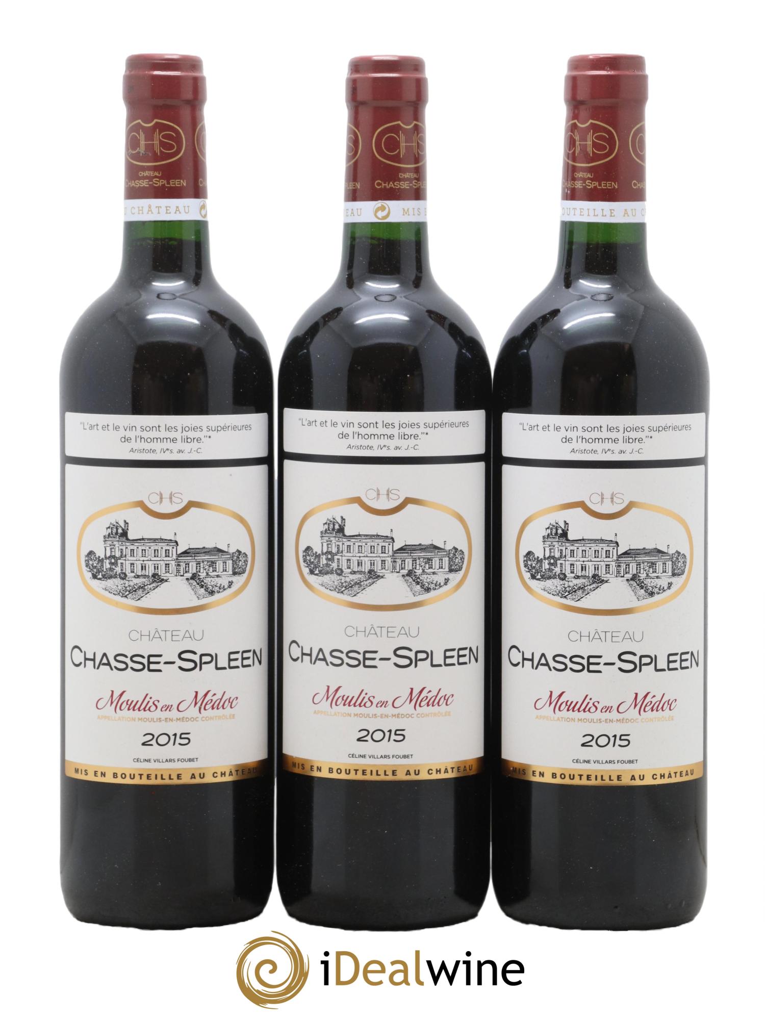 Château Chasse Spleen 2015 - Lot de 6 bouteilles - 1