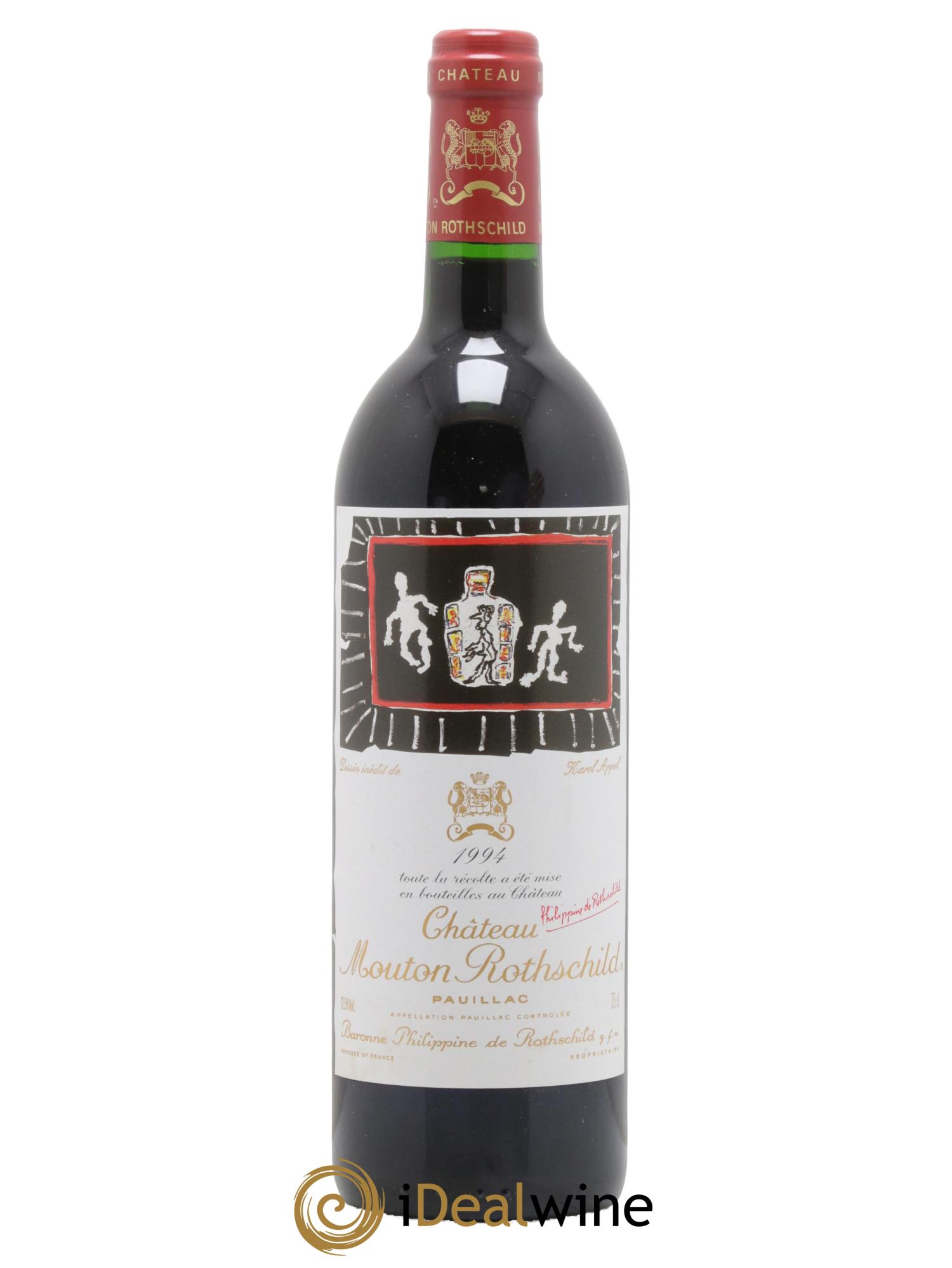 Château Mouton Rothschild 1er Grand Cru Classé 1994 - Lot de 1 bouteille - 0