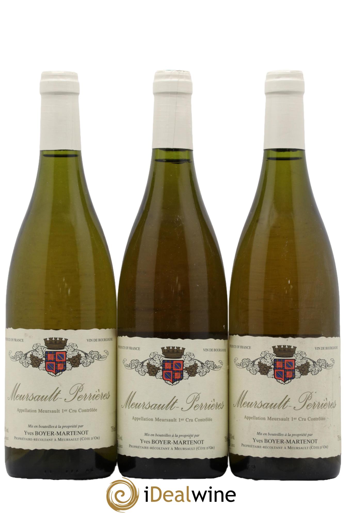Meursault 1er Cru Perrières Boyer-Martenot 2010 - Posten von 3 Flaschen - 0