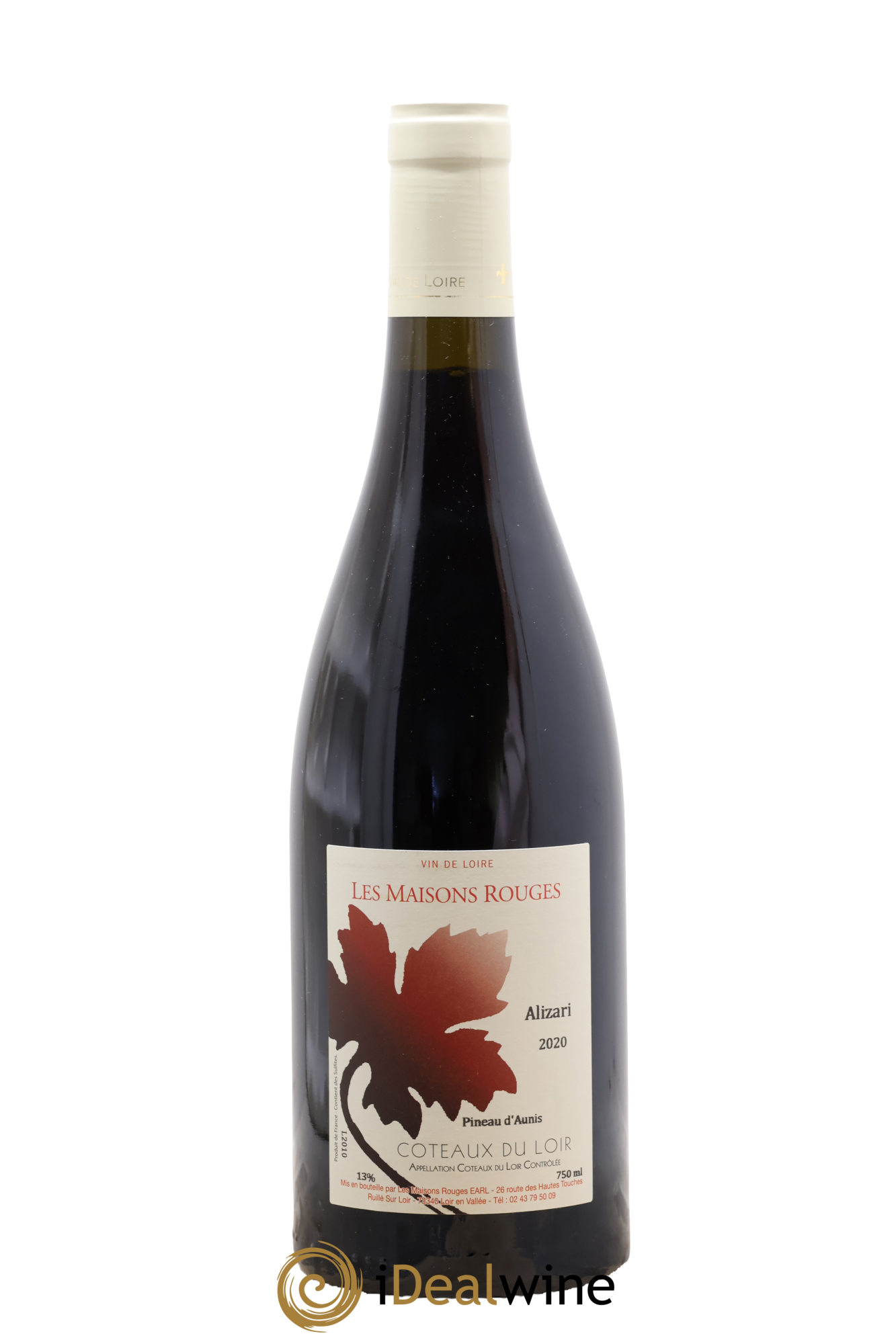 Divers Coteaux Du Loir Les Maisons Rouges Alizari 2020 - Lot de 1 bouteille - 0