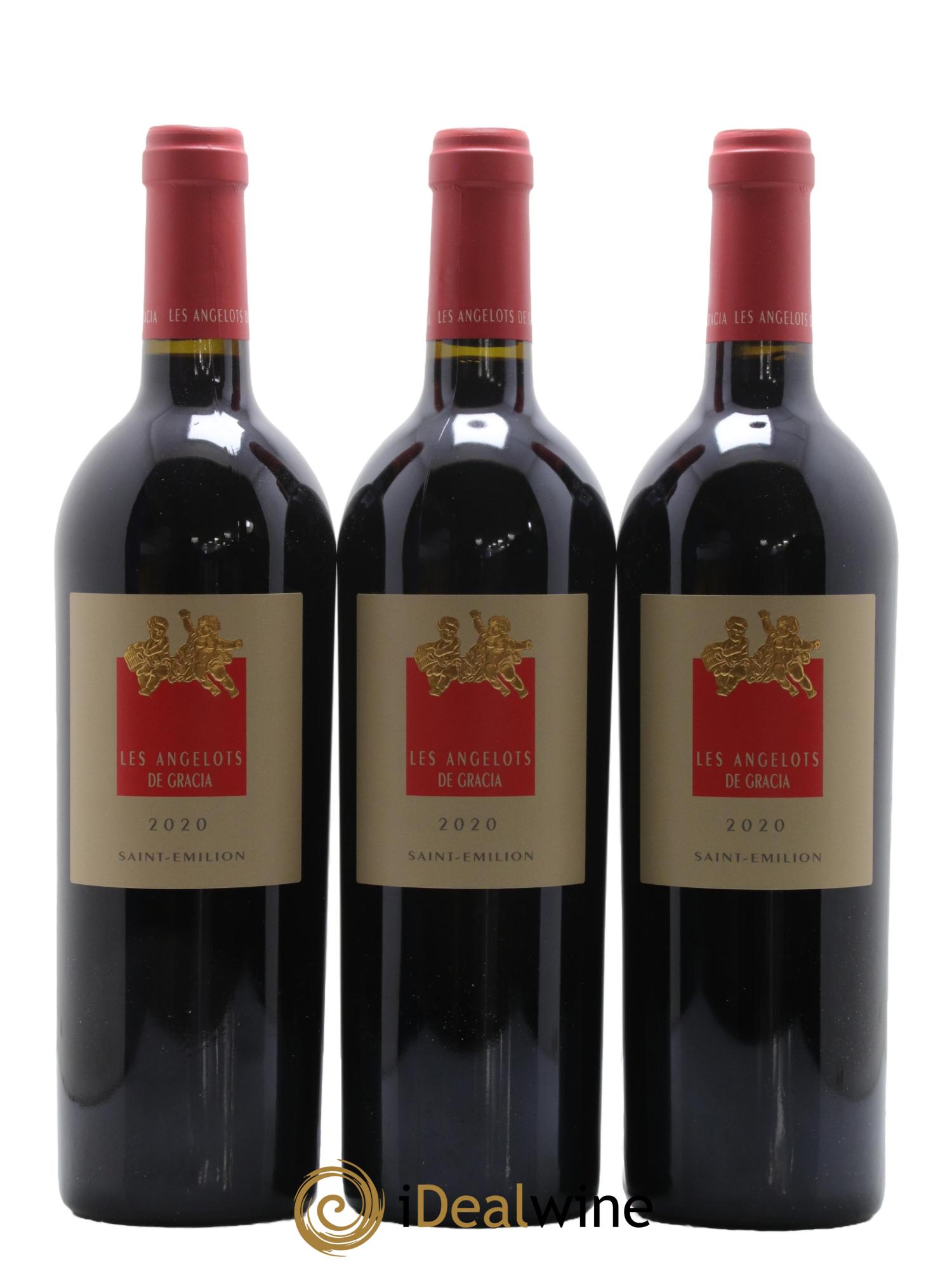 Saint-Émilion Grand Cru Les Angelots de Gracia Chateau Gracia 2020 - Lot de 6 bouteilles - 2