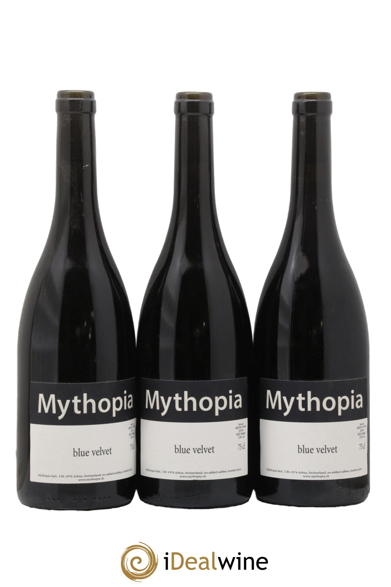 Valais Blue Velvet Mythopia 2018 - Lot de 3 bouteilles - 0