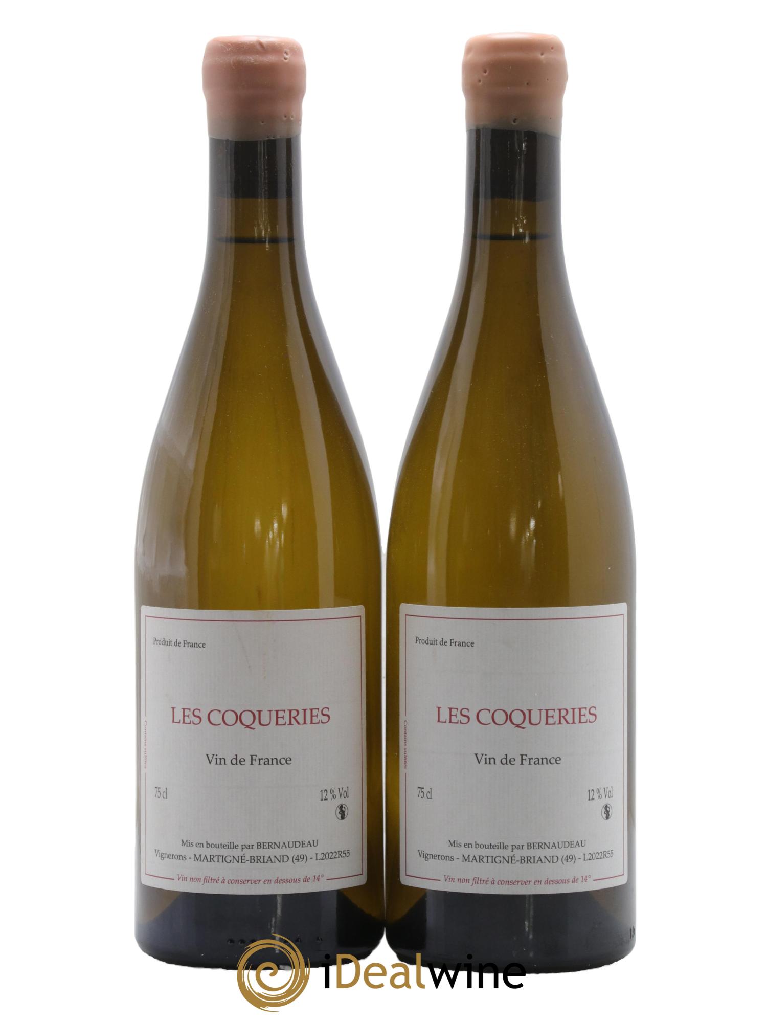 Vin de France Les Coqueries Stéphane Bernaudeau (Domaine) 2022 - Lotto di 2 bottiglie - 0