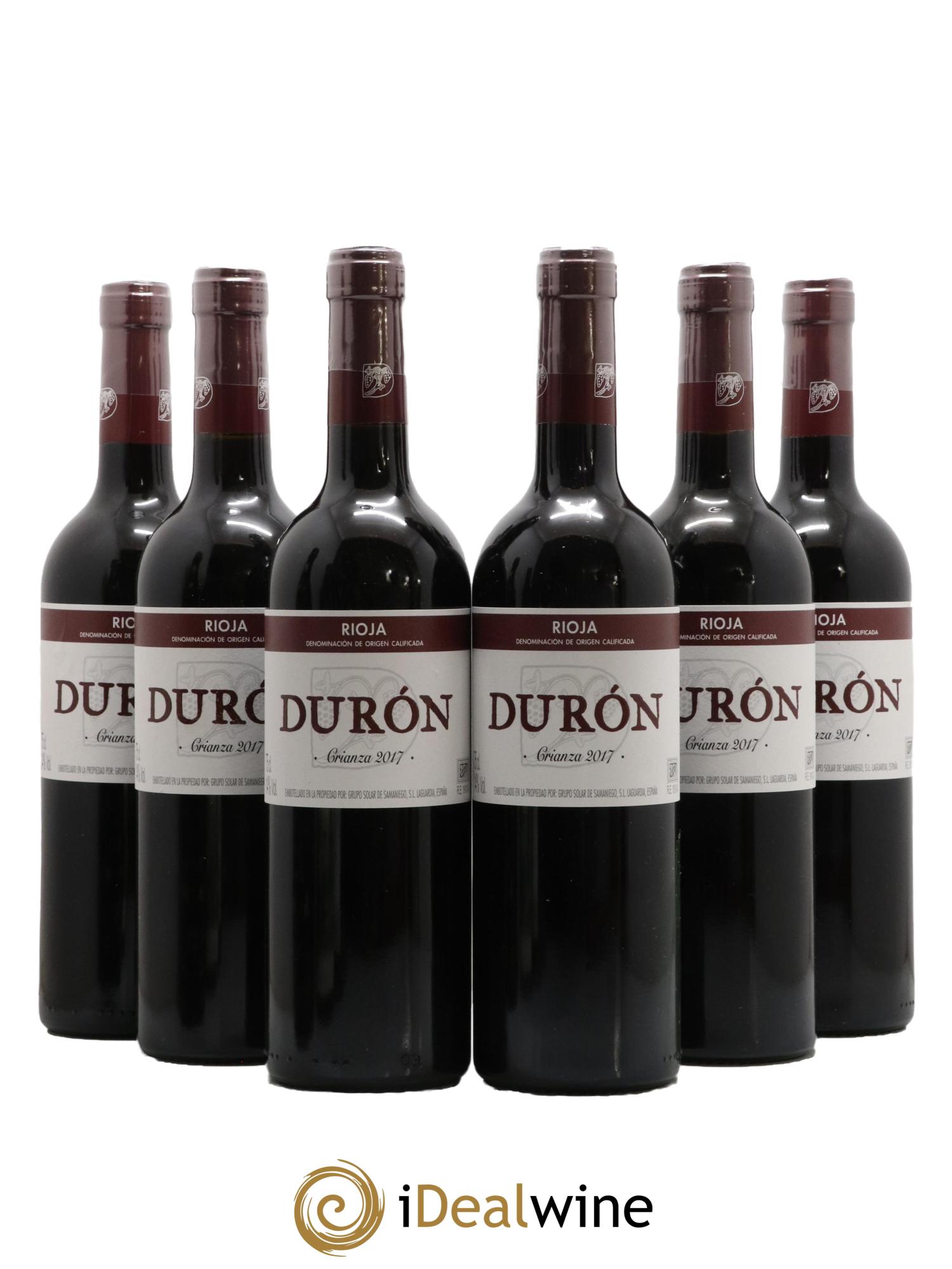 Rioja DOCA Duron Crianza 2017 - Lot of 6 bottles - 0