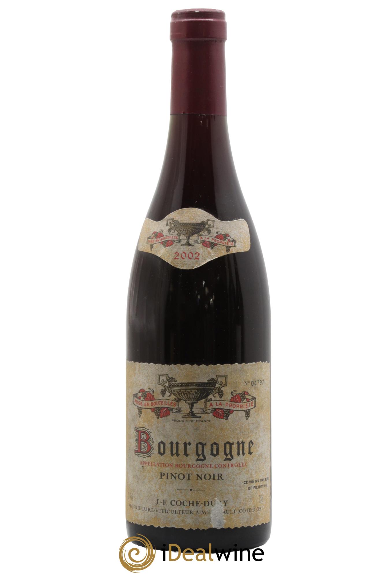 Bourgogne Coche Dury (Domaine) 2002 - Lot of 1 bottle - 0
