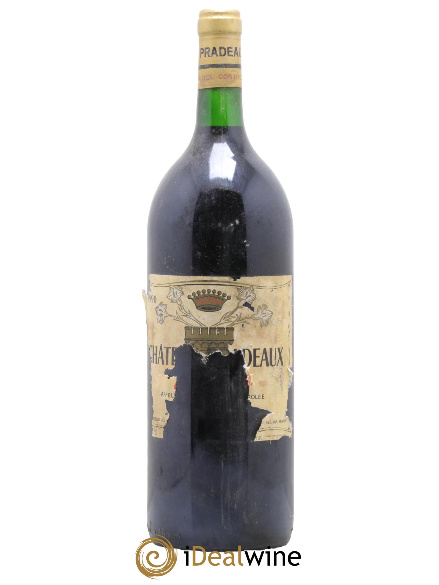 Bandol Château Pradeaux Famille Portalis 1990 - Lot de 1 magnum - 0