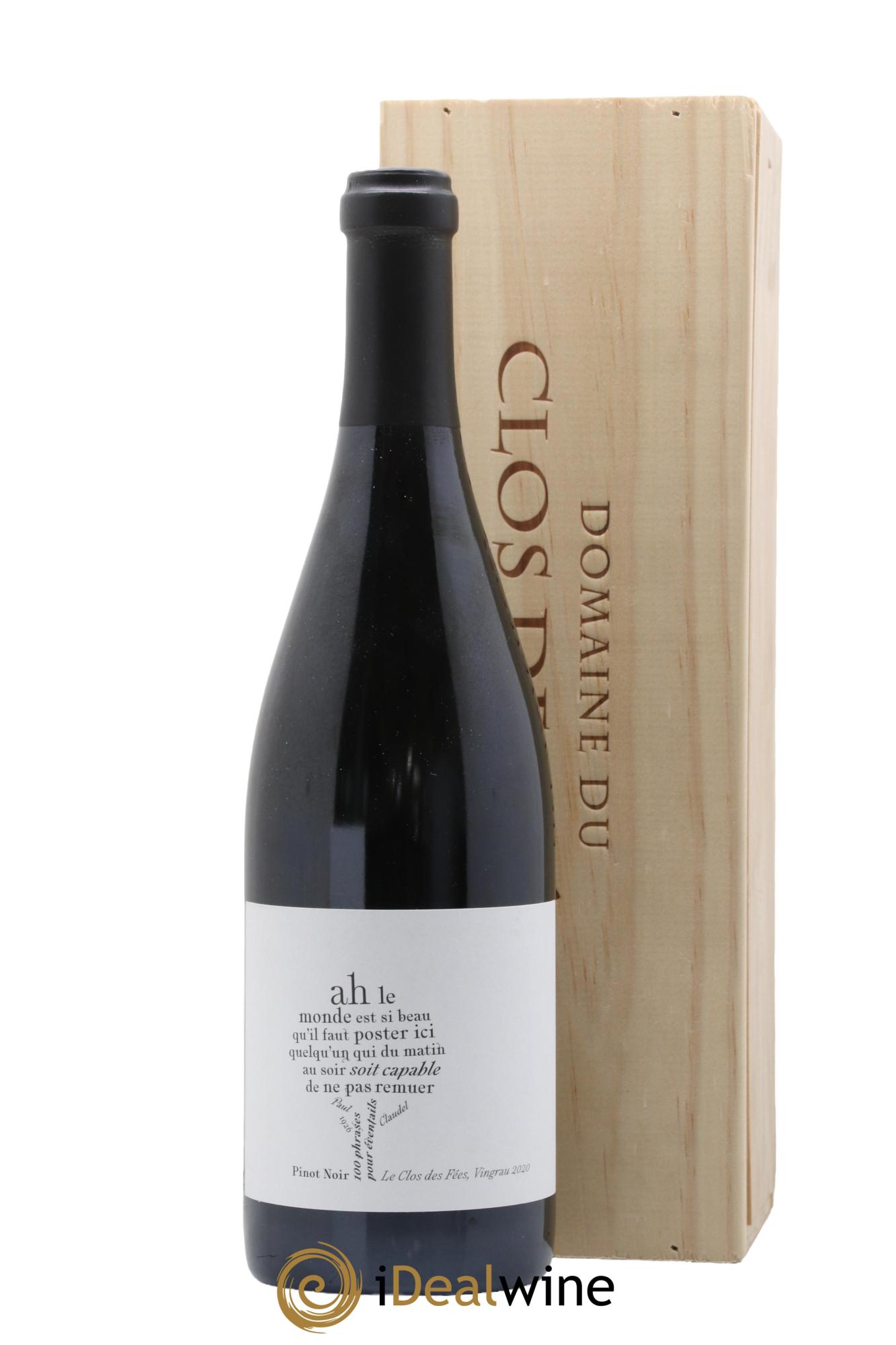 Côtes Catalanes Clos des Fées 100 Phrases pour éventails Hervé Bizeul 2020 - Lotto di 1 bottiglia - 0