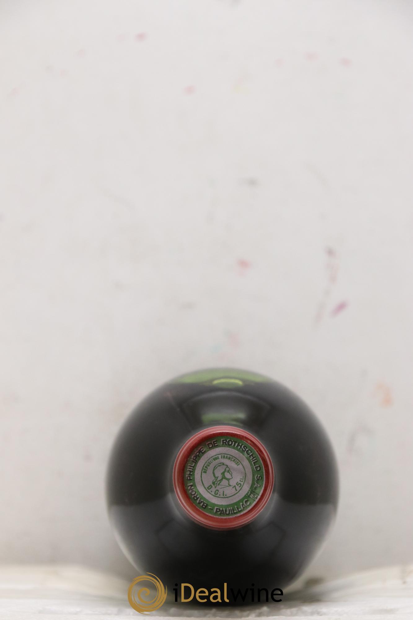 Château Mouton Rothschild 1er Grand Cru Classé 1982 - Lot de 1 bouteille - 1