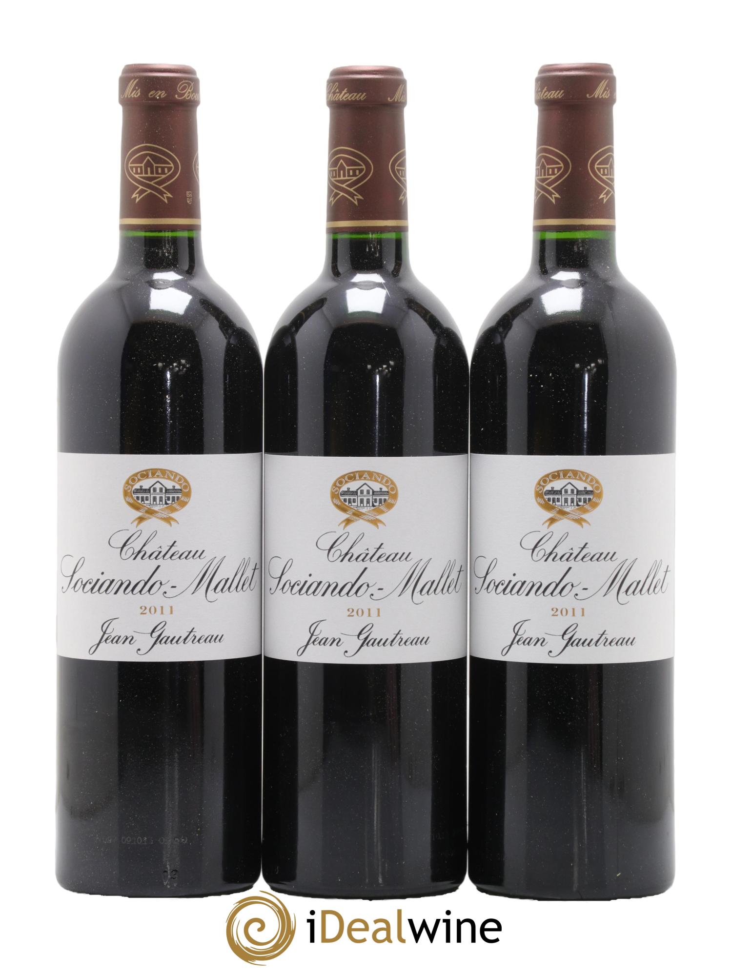 Château Sociando Mallet 2011 - Lot de 12 bouteilles - 1
