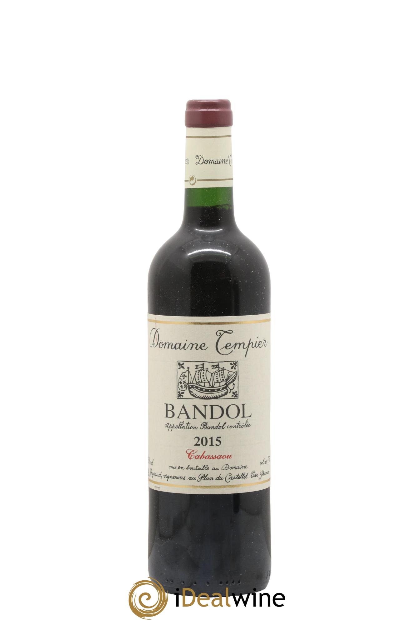 Bandol Domaine Tempier Cuvée Cabassaou Famille Peyraud 2015 - Lot de 1 bouteille - 0