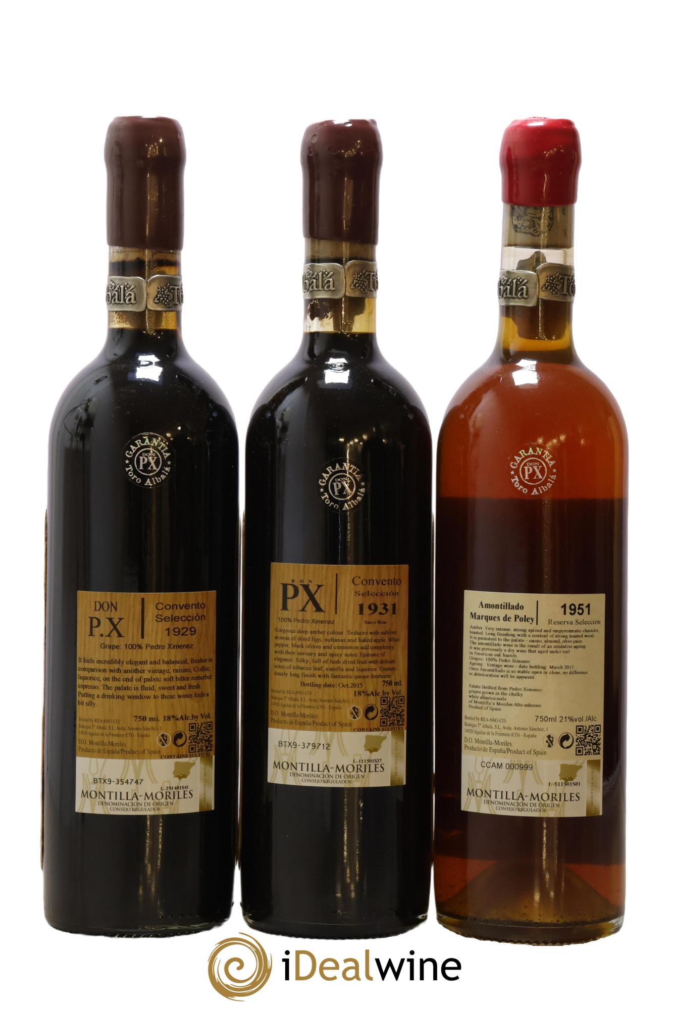 Montilla Moriles Mixed Case 6 Wines Toro Albala - Lot de 6 bouteilles - 2