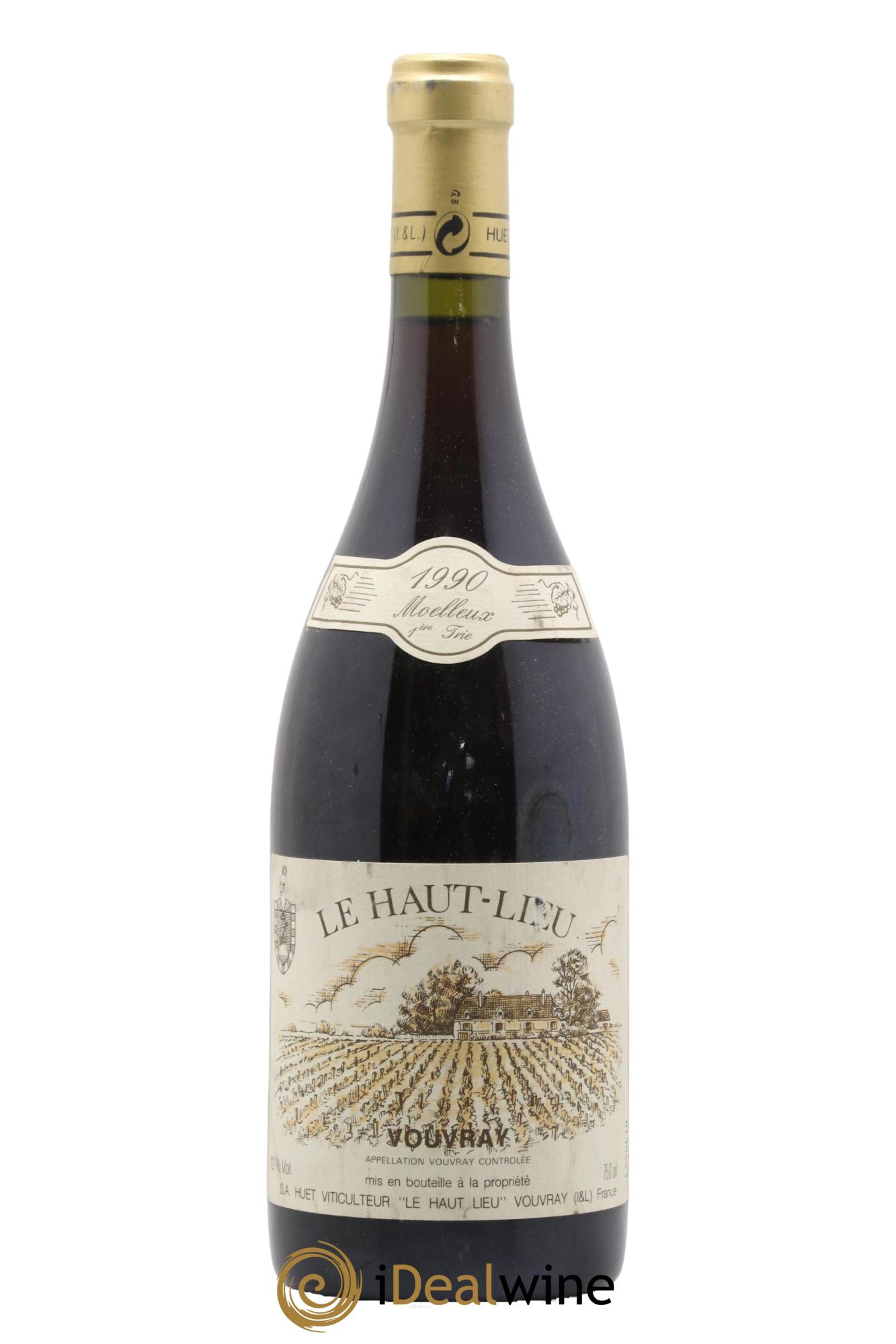 Vouvray Le Haut-Lieu Moelleux 1ère Trie Domaine Huet 1990 - Lotto di 1 bottiglia - 0