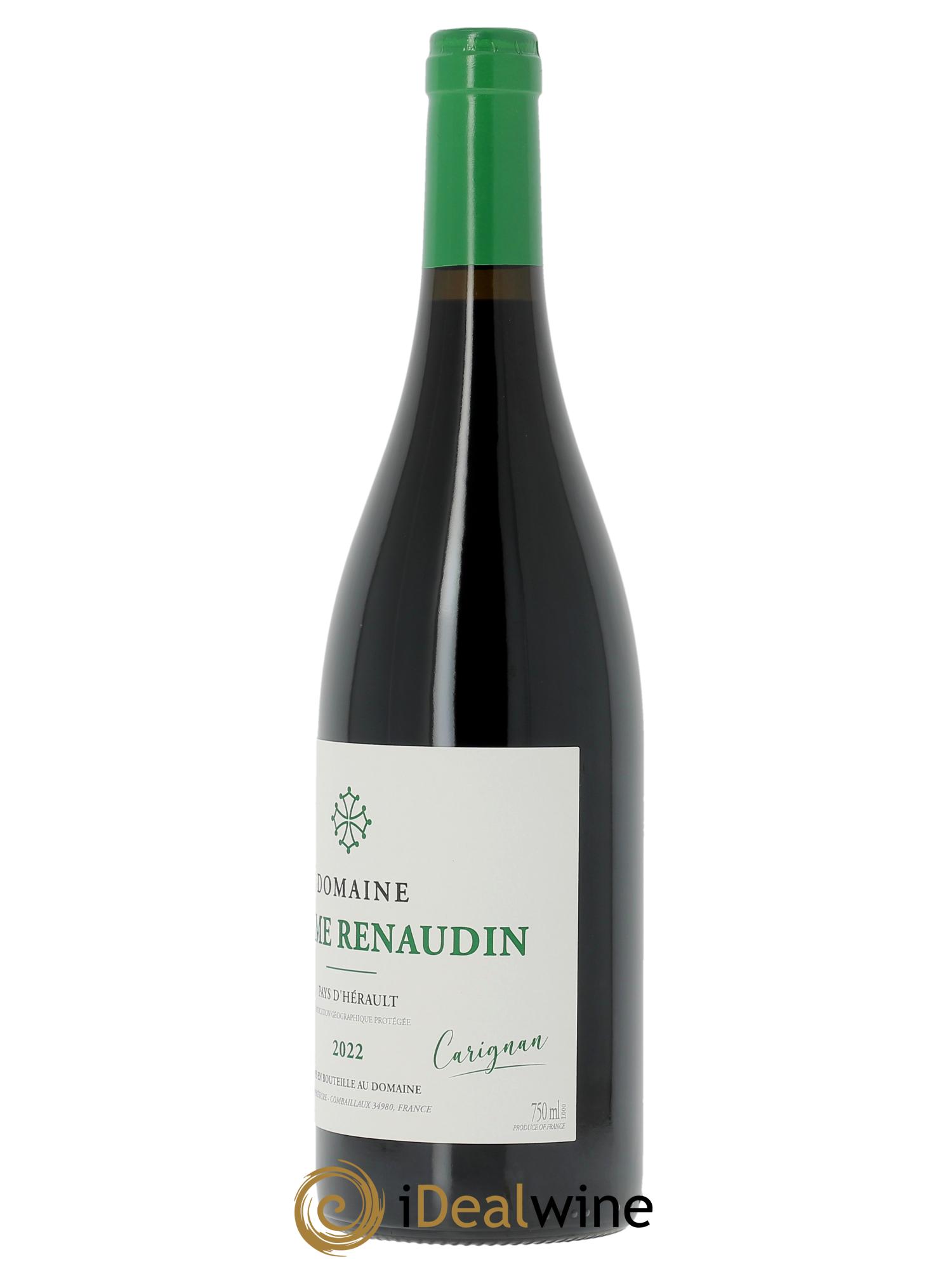 Pays d'Hérault Carignan Maxime Renaudin 2022 - Lot de 1 bouteille - 1