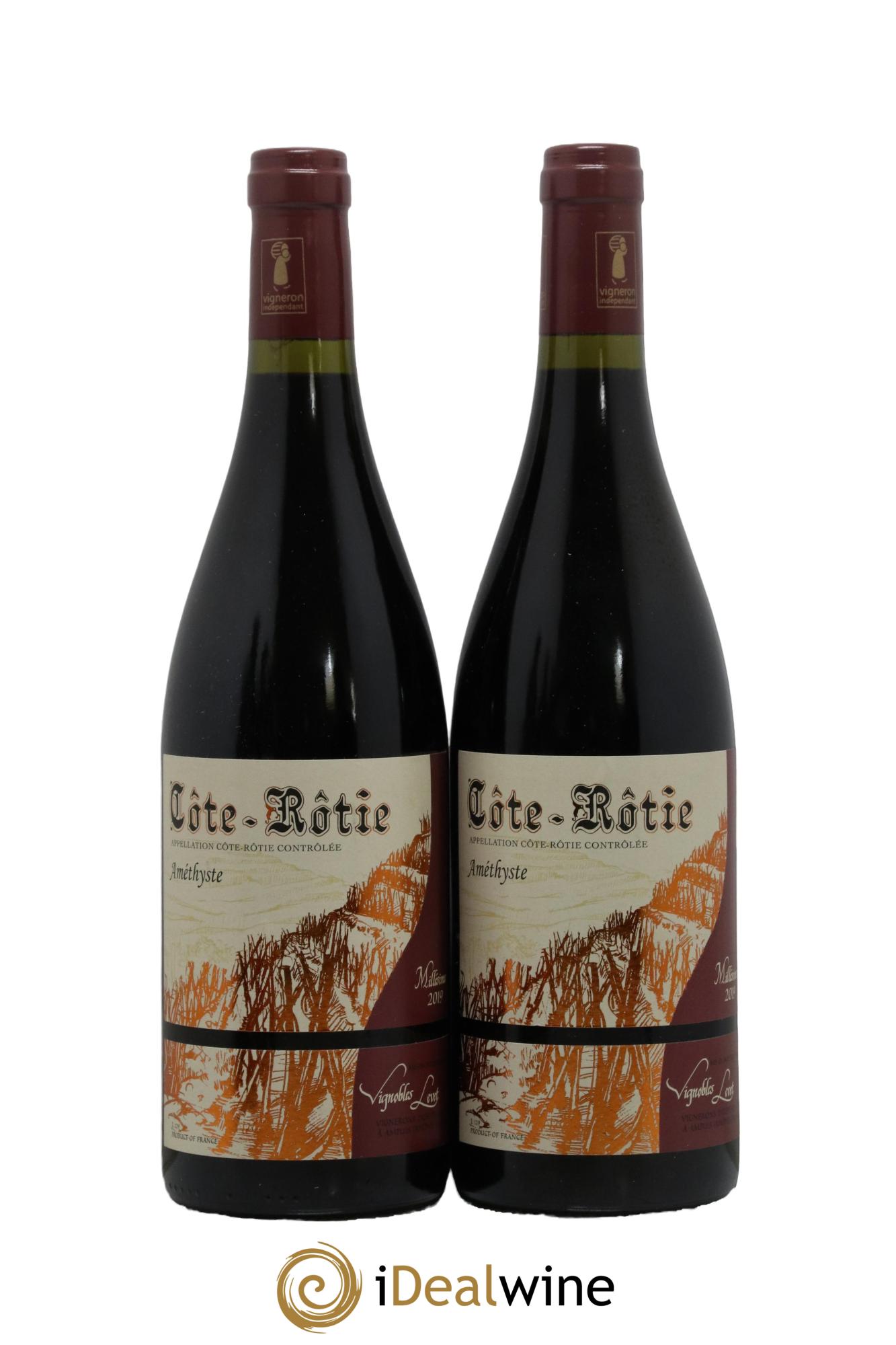Côte-Rôtie Améthyste Vignobles Levet 2019 - Lot de 2 bouteilles - 0