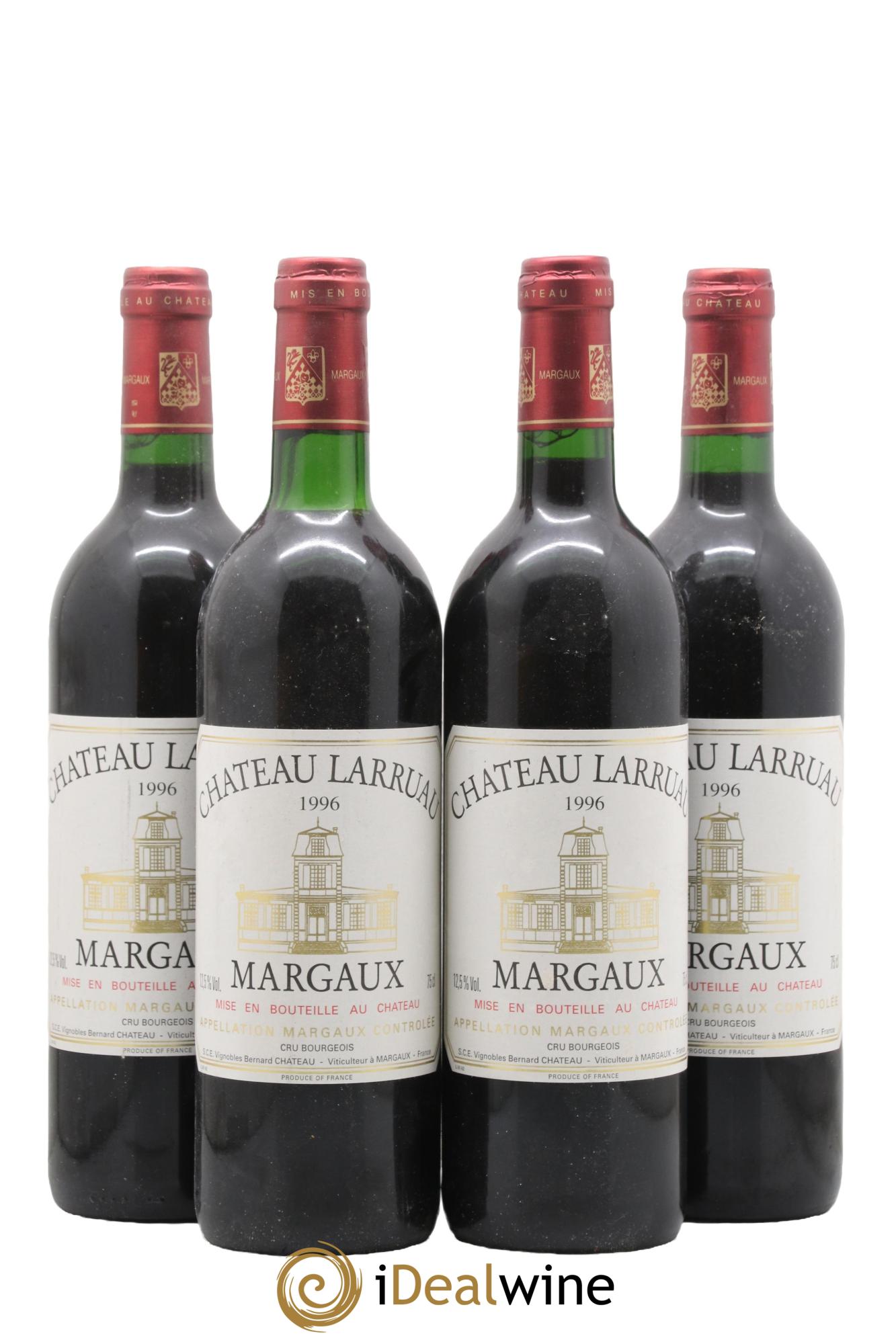 Château Larruau 1996 - Lot de 4 bouteilles - 0