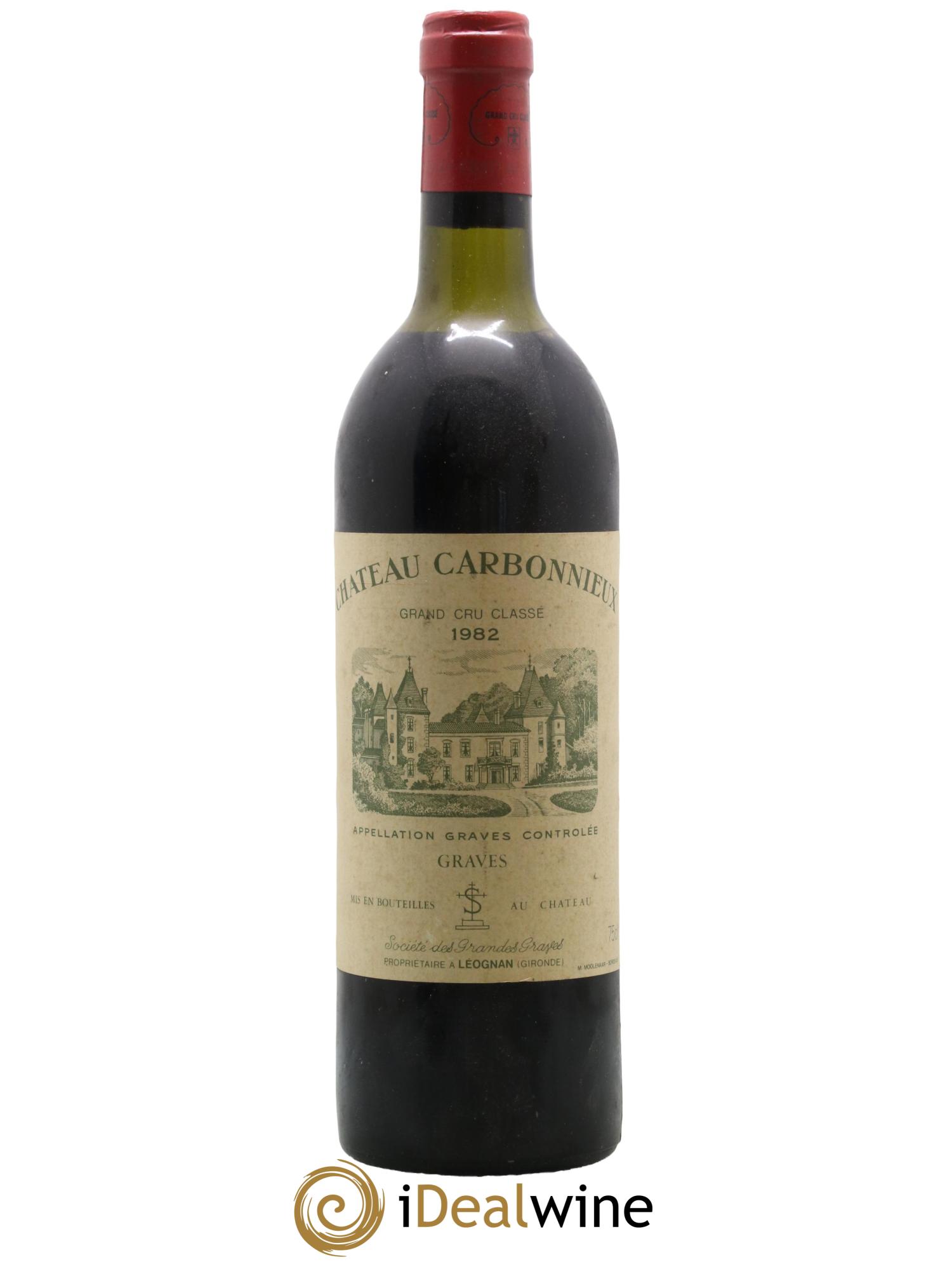 Château Carbonnieux Cru Classé de Graves 1982 - Lot de 1 bouteille - 0