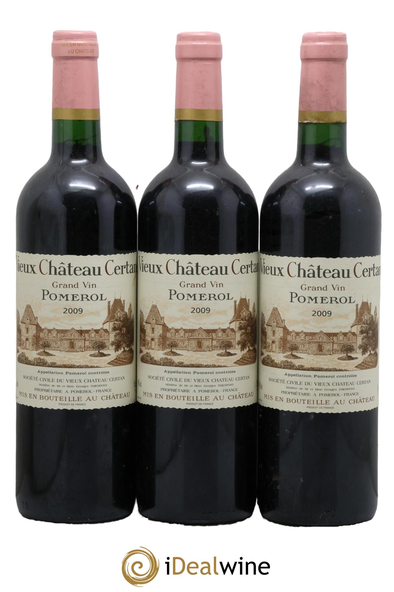 Vieux Château Certan 2009 - Posten von 3 Flaschen - 0