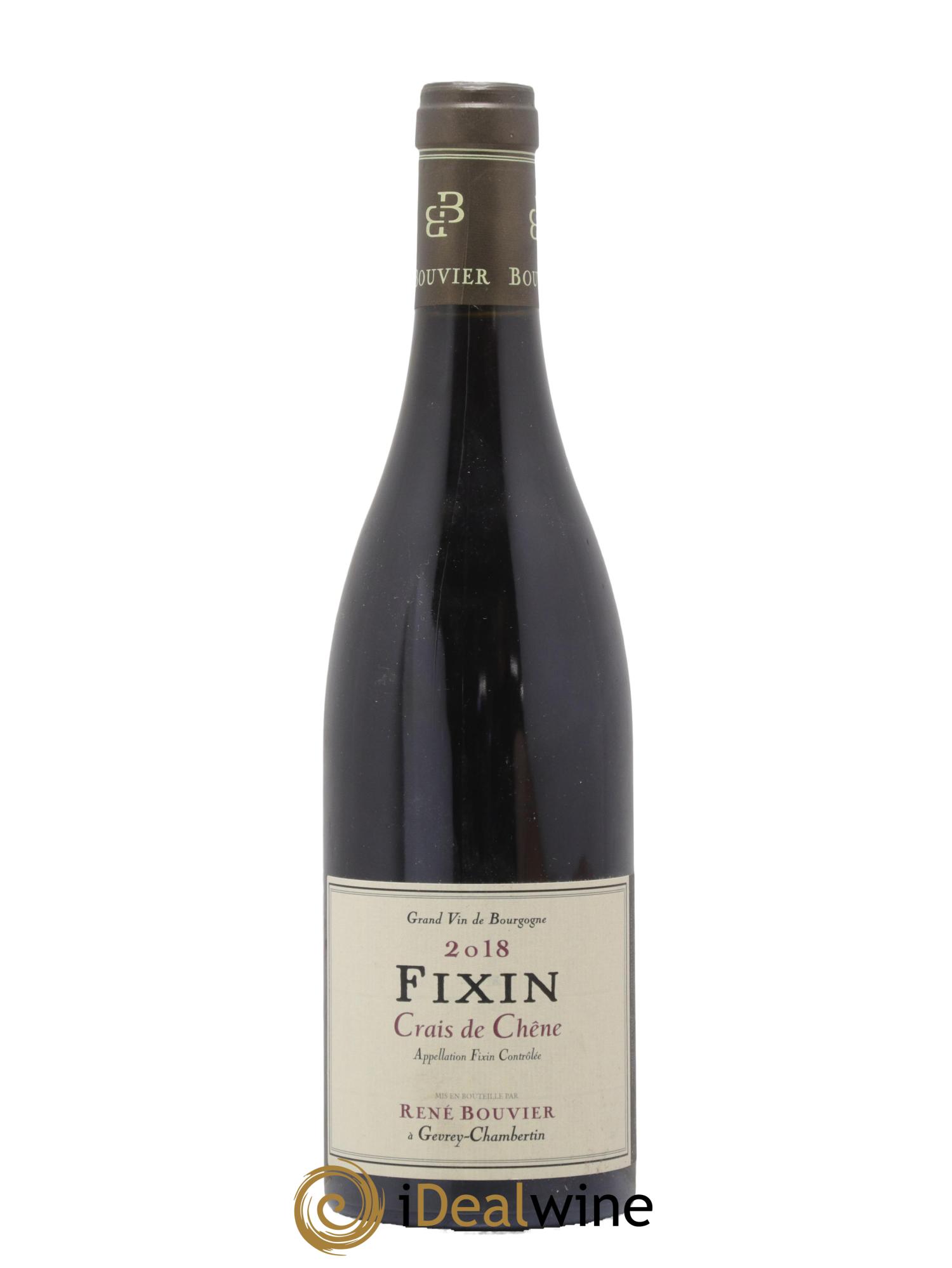Fixin Crais de Chêne René Bouvier (Domaine) 2018 - Posten von 1 Flasche - 0