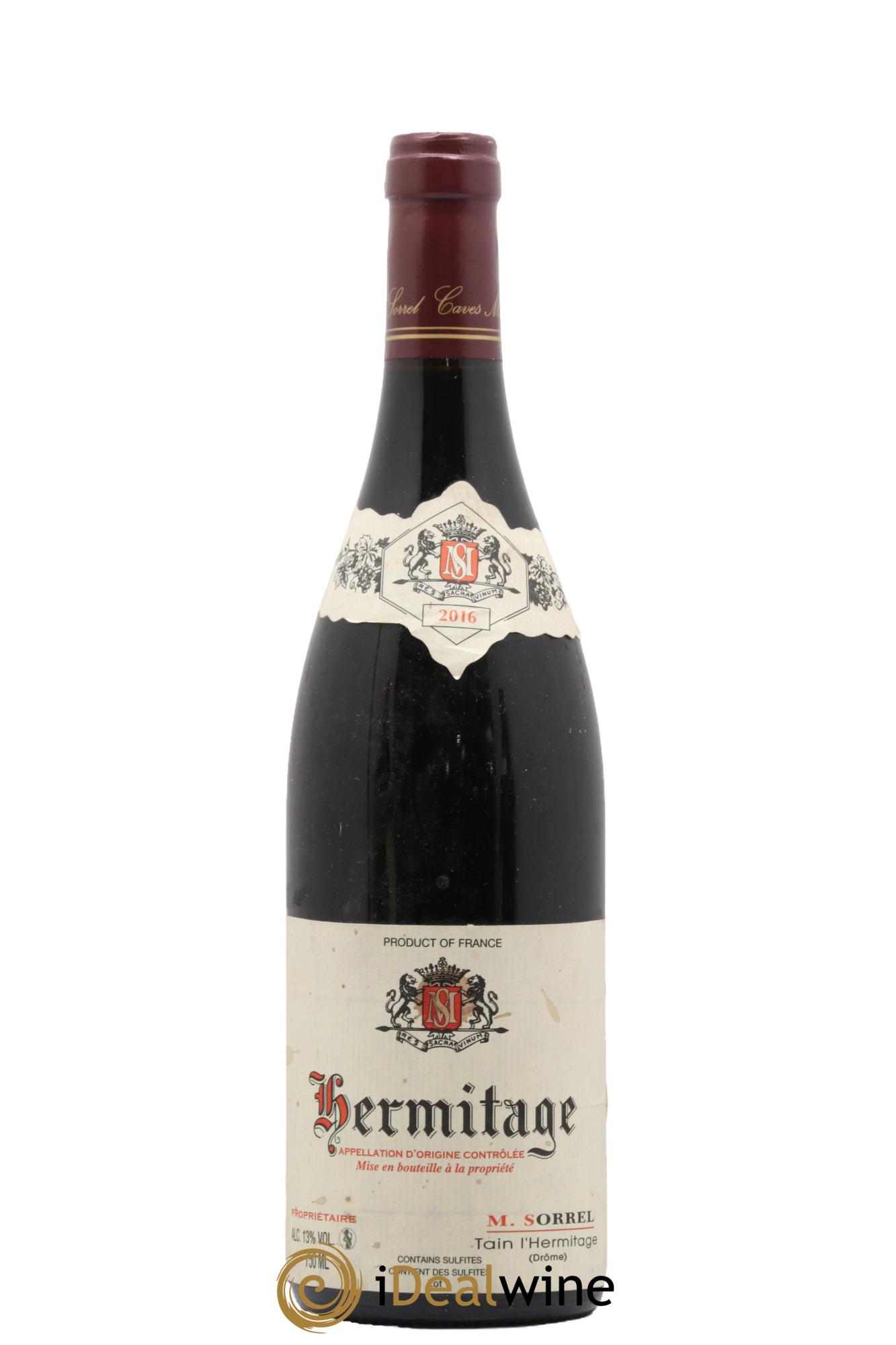 Hermitage Marc Sorrel 2016 - Lot de 1 bouteille - 0