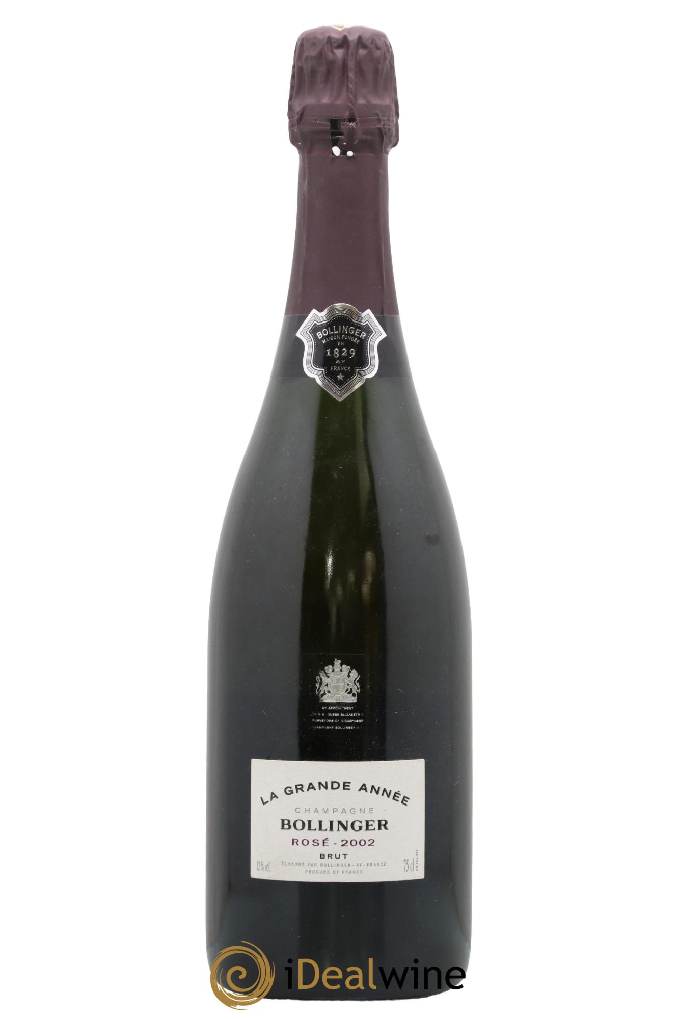 Grande Année Brut Bollinger 2002 - Lot of 1 bottle - 0