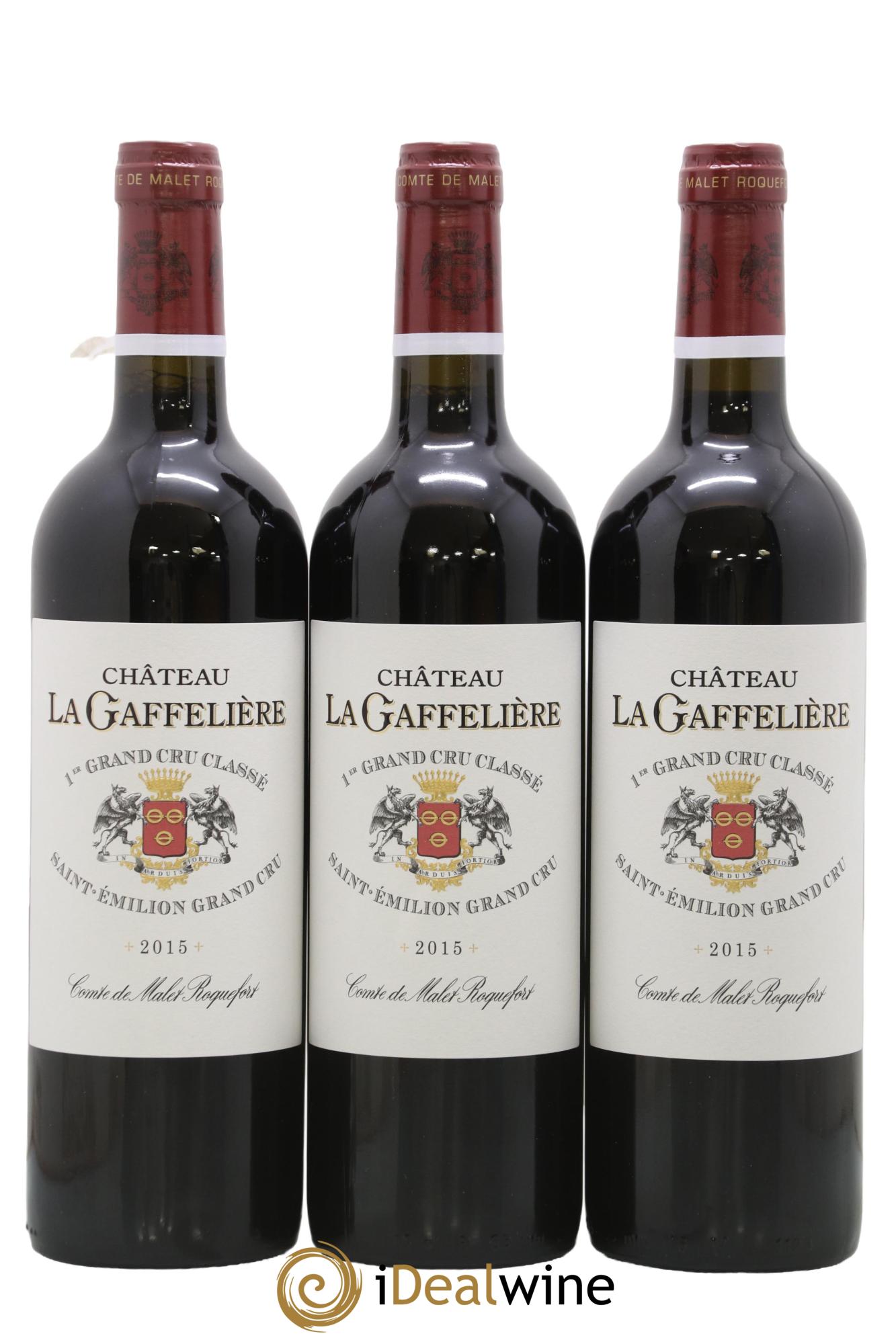 Château la Gaffelière 1er Grand Cru Classé B 2015 - Lot de 3 bouteilles - 0