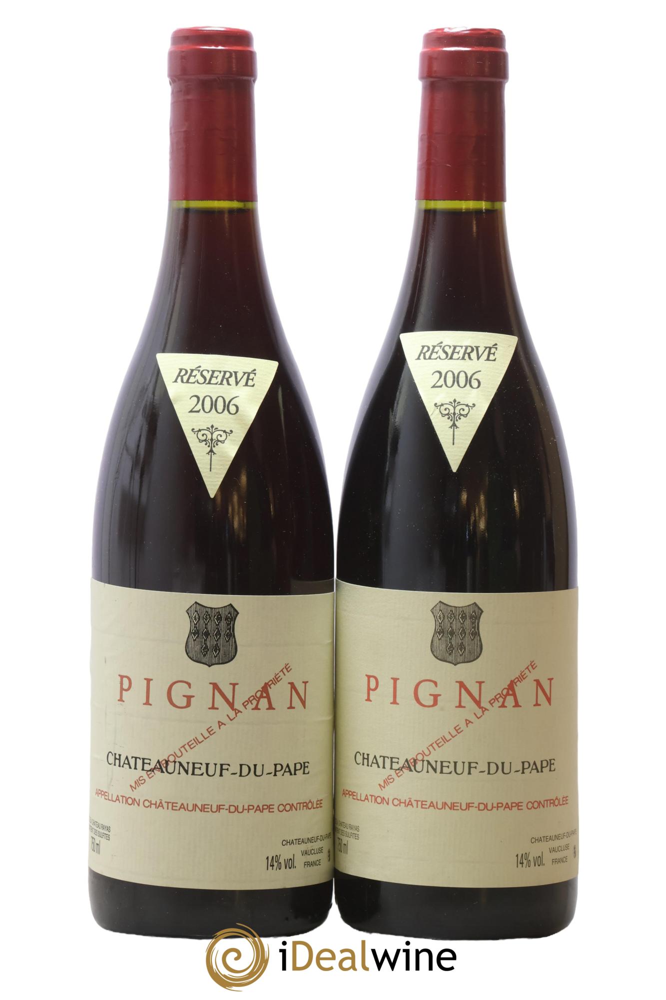 Châteauneuf-du-Pape Pignan Emmanuel Reynaud 2006 - Lot of 2 bottles - 0