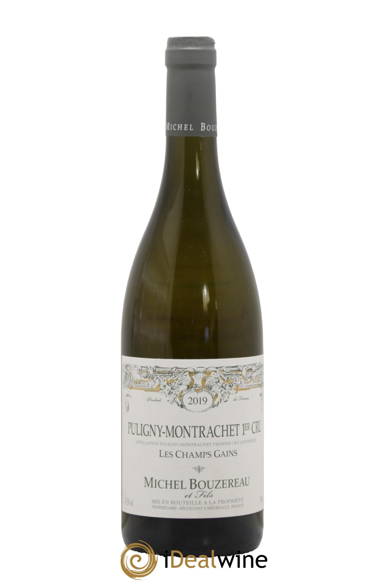 Puligny-Montrachet 1er Cru Les Champs Gains Michel Bouzereau et Fils (Domaine) 2019 - Lot de 1 bouteille - 0