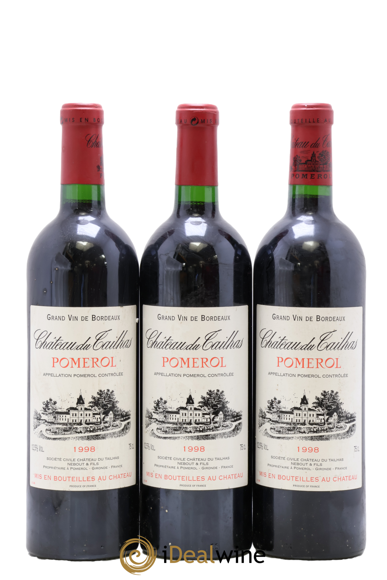 Château du Tailhas 1998 - Lot de 3 bouteilles - 0