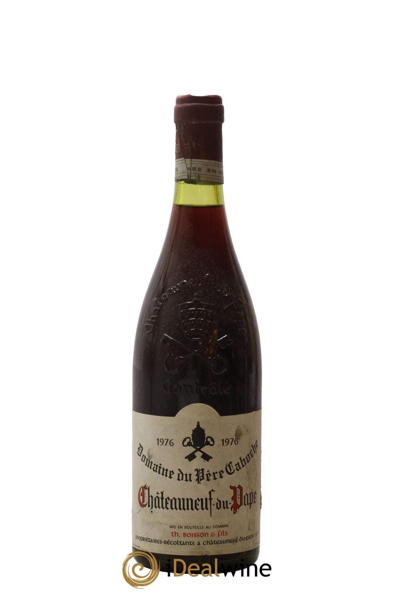 Châteauneuf-du-Pape Domaine du Père Caboche Th. Boisson 1976 - Lot de 1 bouteille - 0