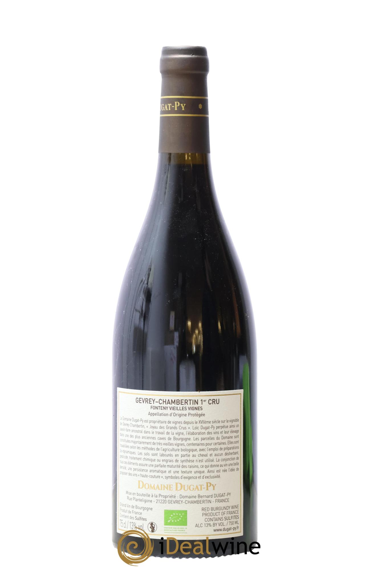 Gevrey-Chambertin 1er Cru Fonteny Dugat-Py 2021 - Lot de 1 bouteille - 1